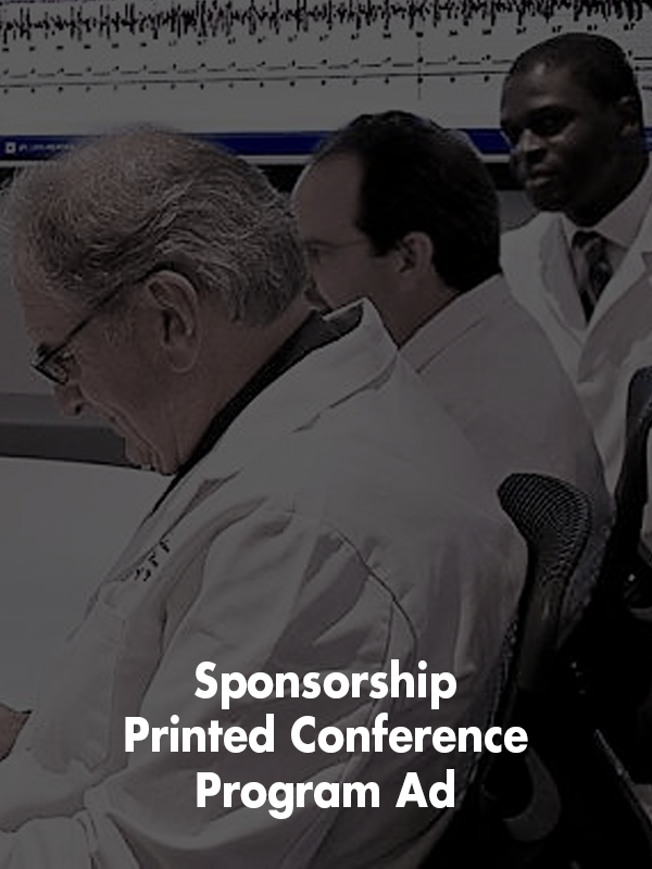 Sponsorship:  Printed Conference Program Ad (unlimited)