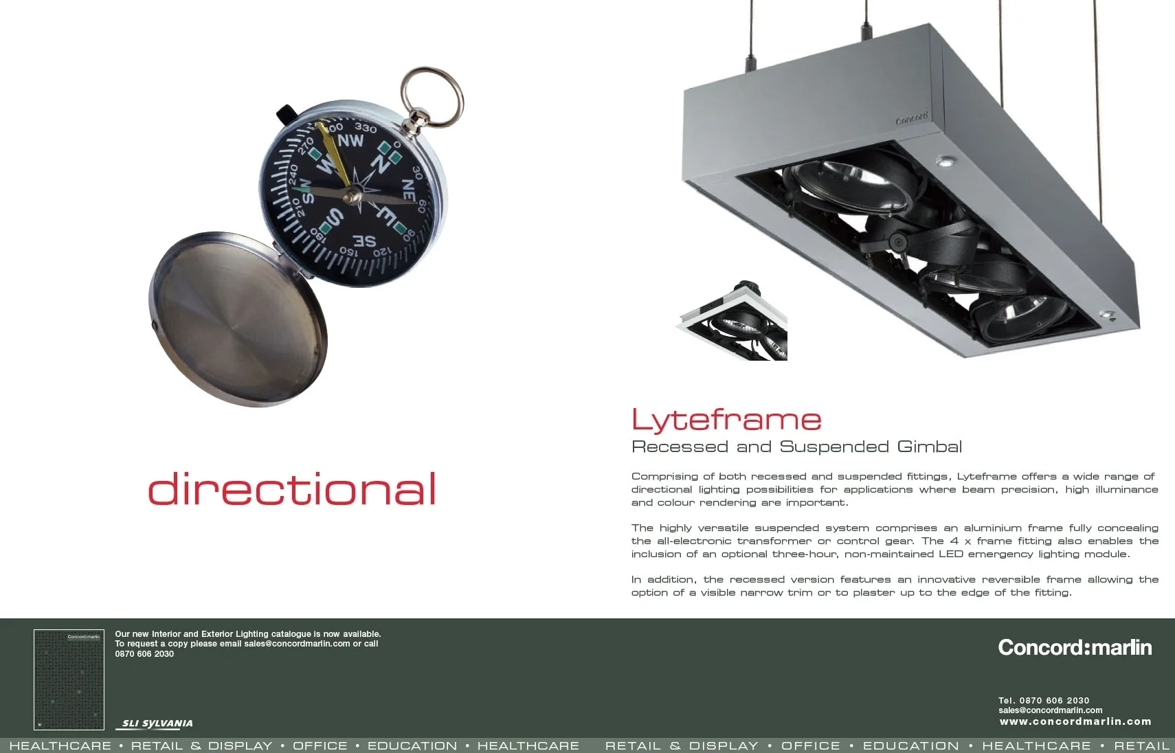 A Concord:marlin Lyteframe Press Ad from May 2006