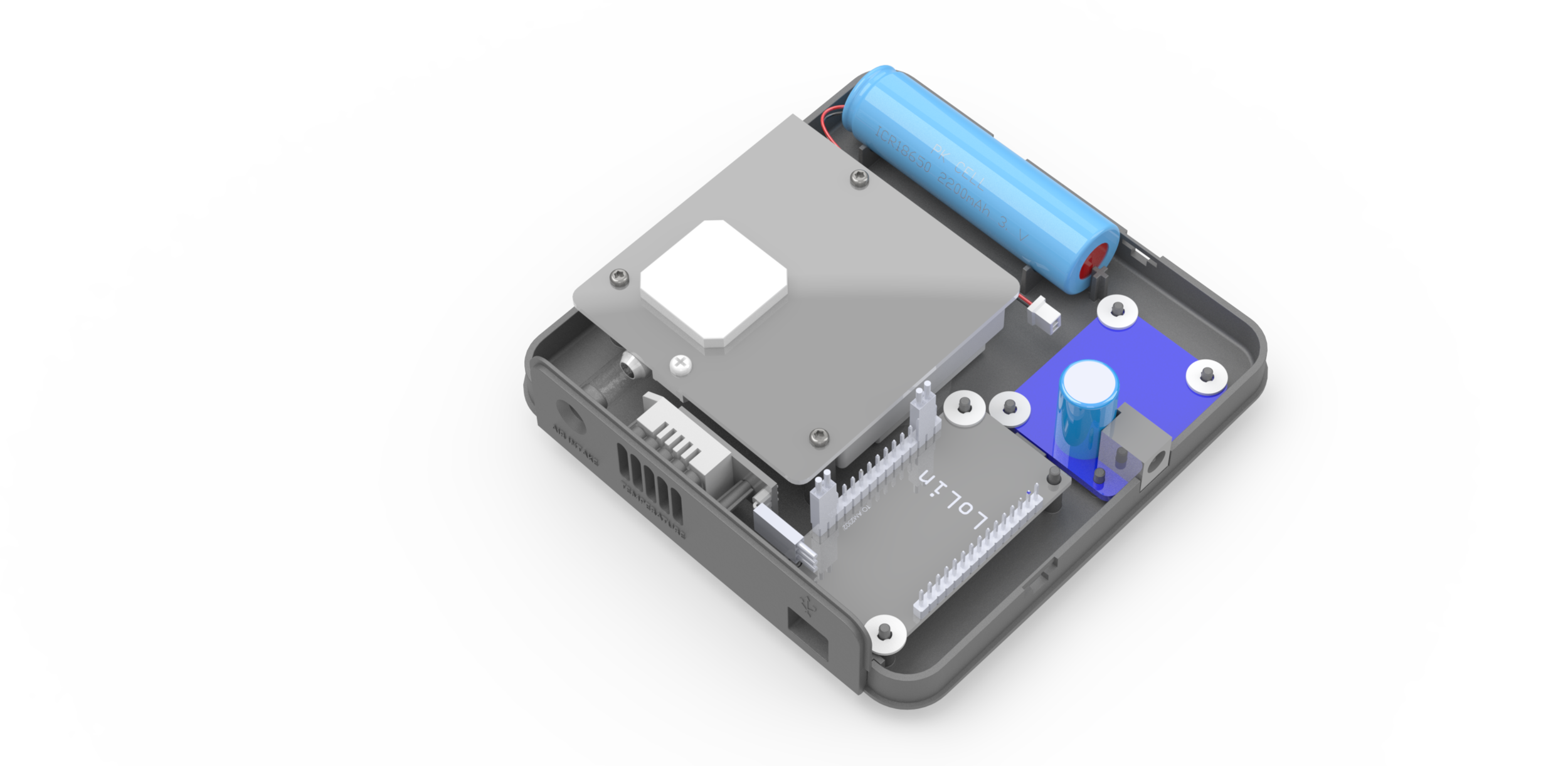 All the major components were modelled on Solidworks CAD