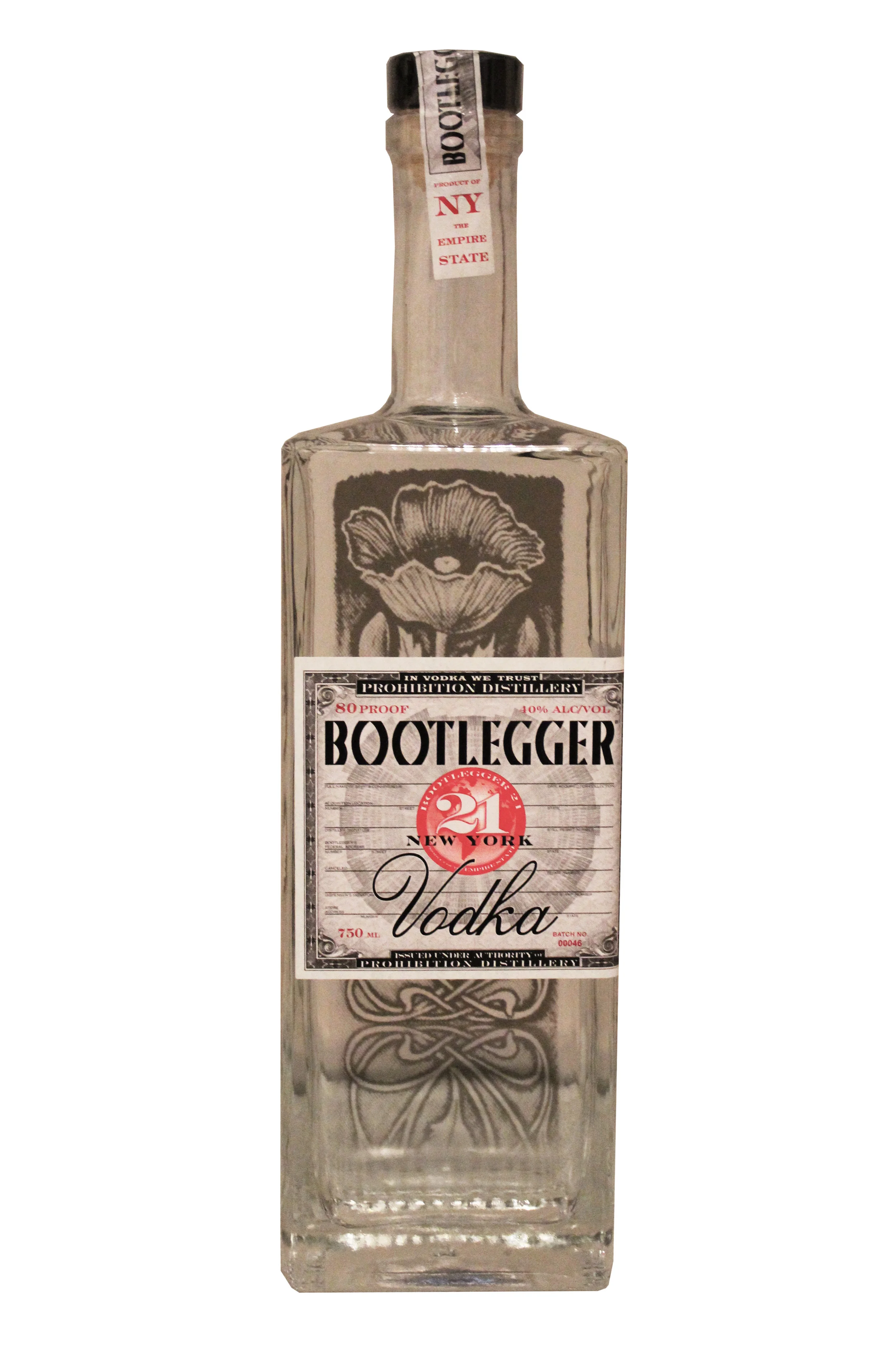 Handcrafted Gluten Free Vodka Bootlegger, New York