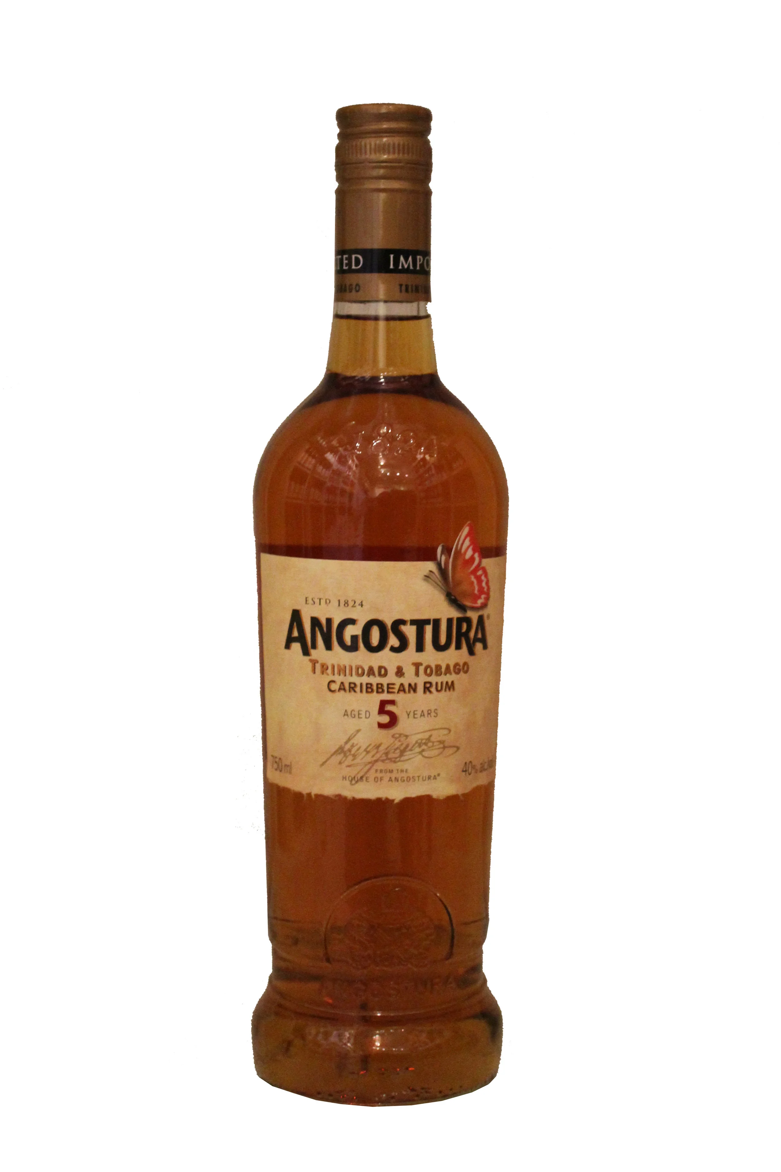5 Year Aged Caribbean Rum Angostura, Trinidad