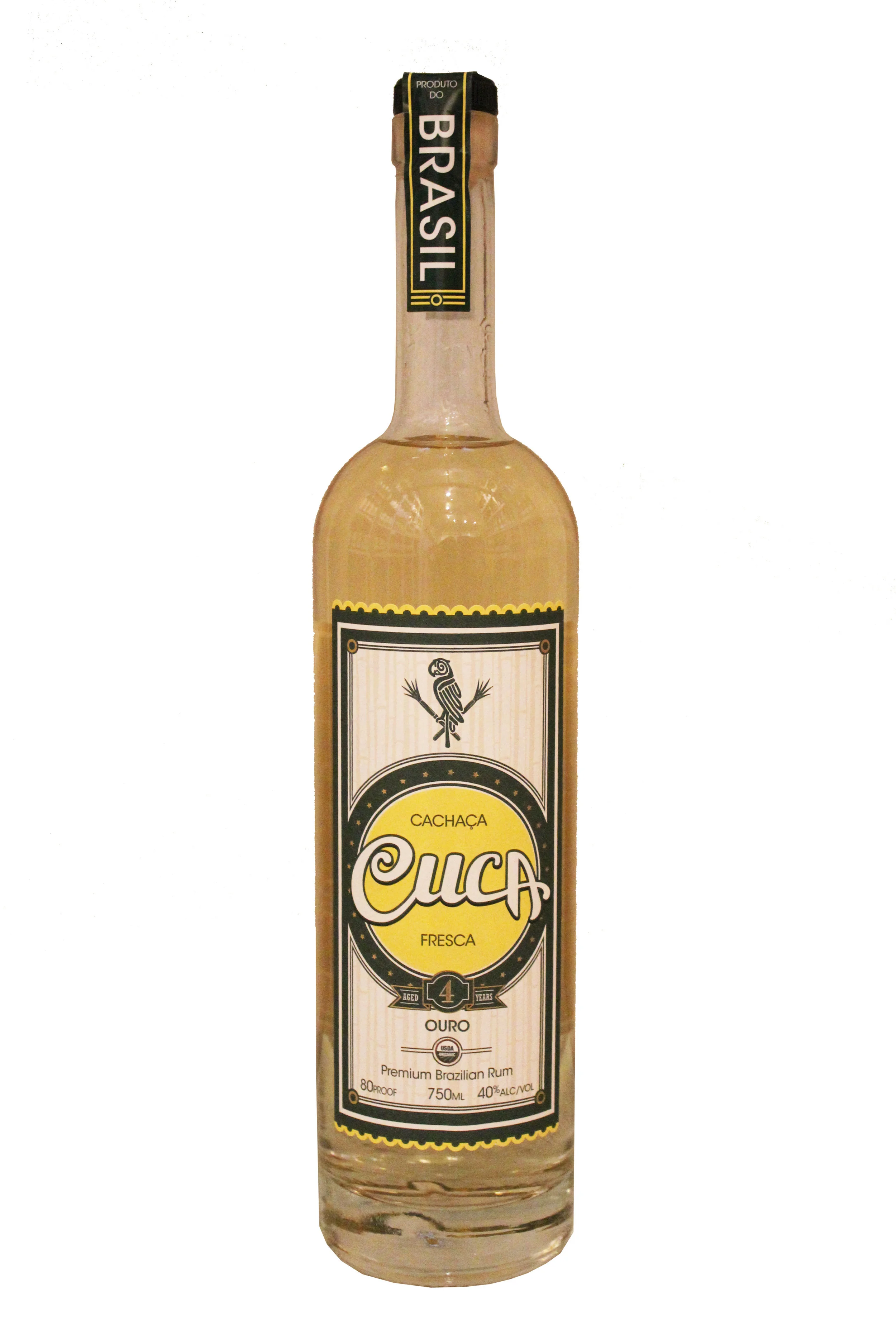 Cachaça Premium Brazilian Rum Cuca, Brazil