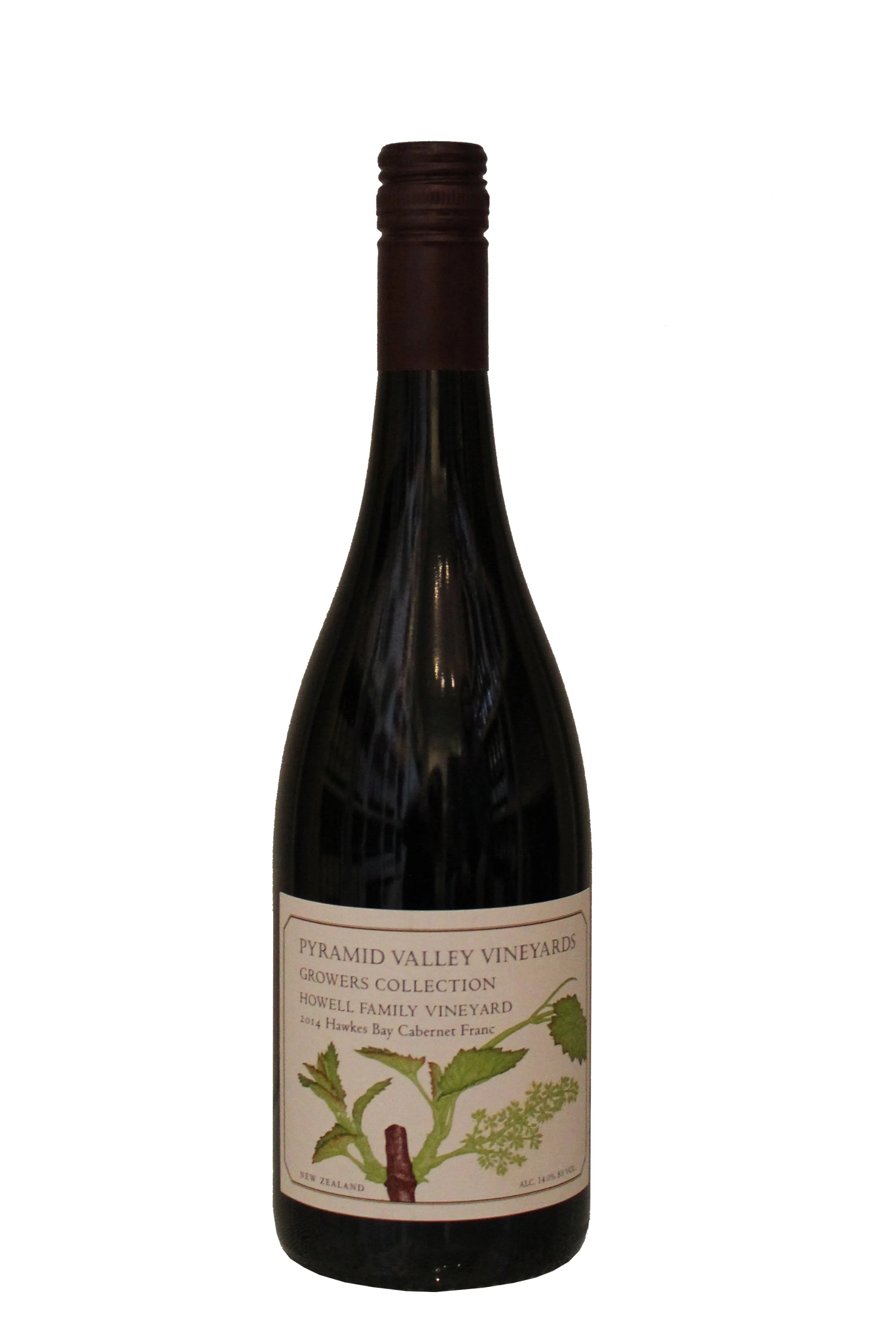 Cabernet Franc Pyramid Valley Vineyard, New Zealand