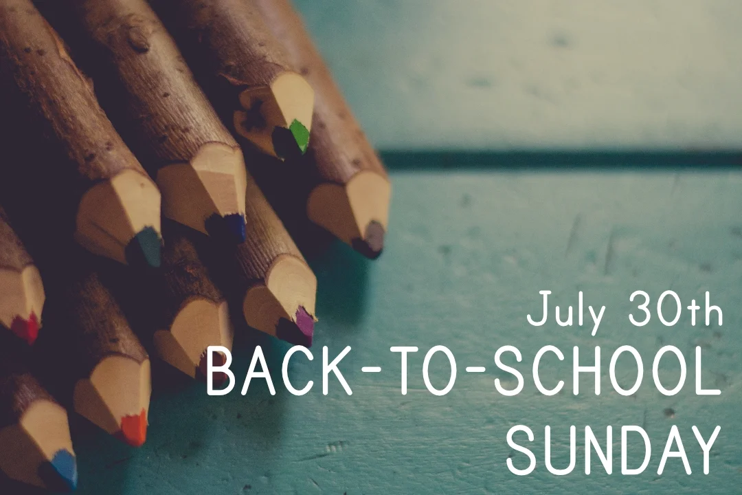 Back to school Sunday