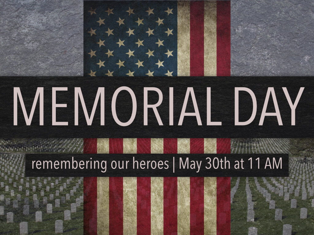 Memorial Day Sunday