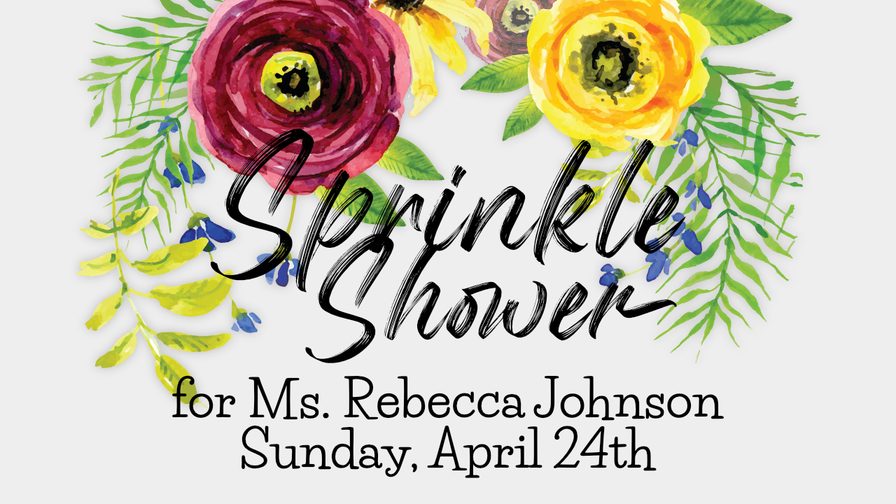 Sprinkle Shower for Ms. Rebecca Johnson