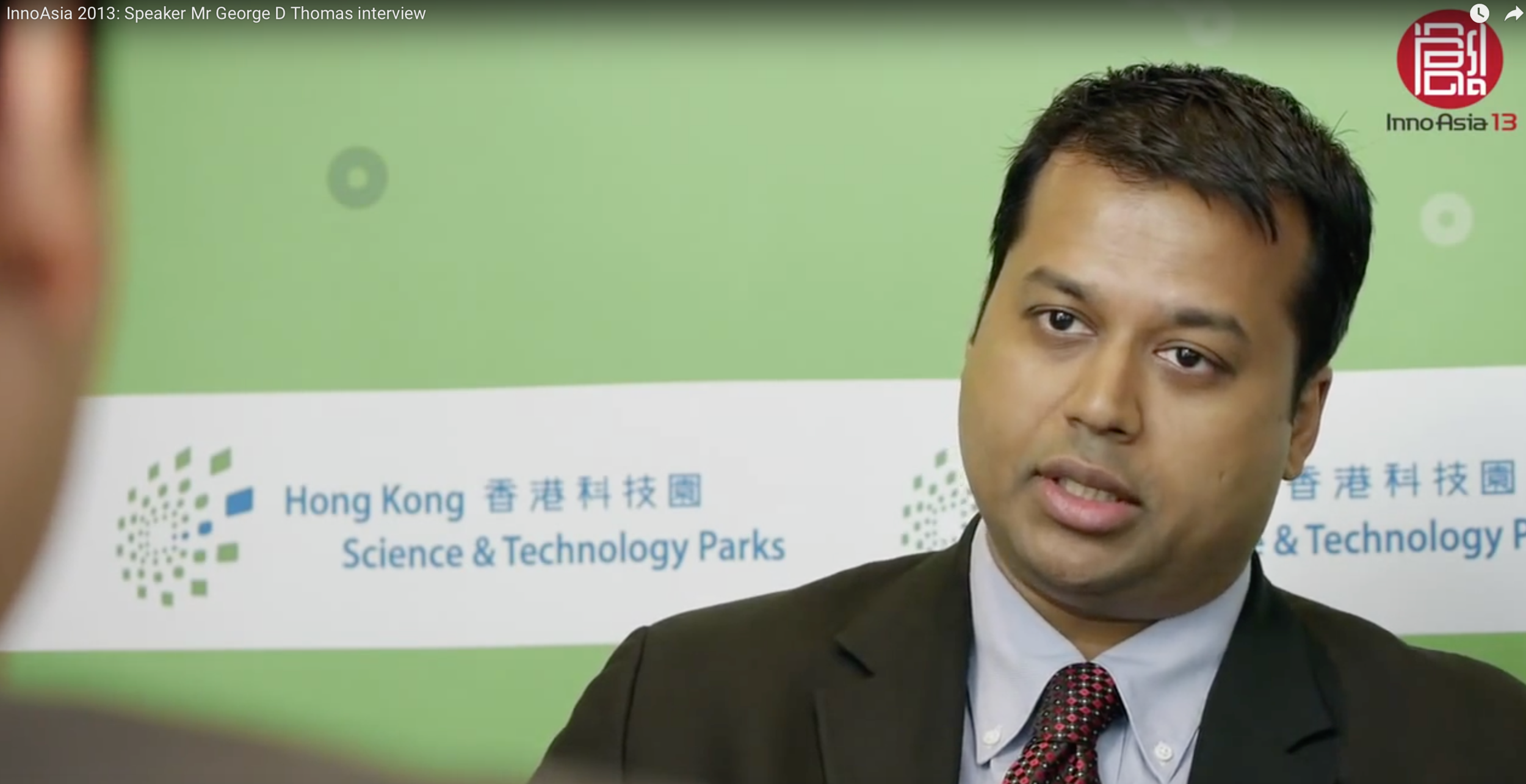 InnoAsia 2013: George D Thomas