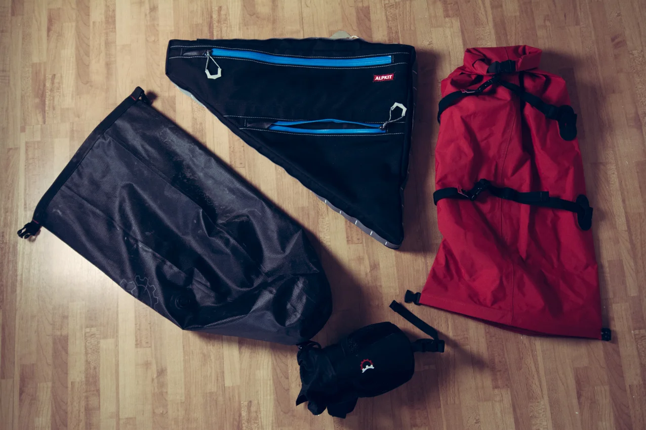 Everything must fit in these bags.