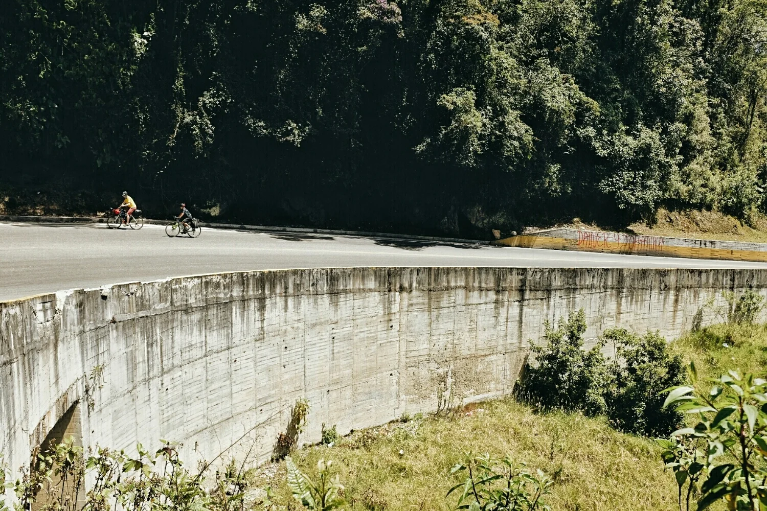 The climb was brutal , and the heat made it worse.