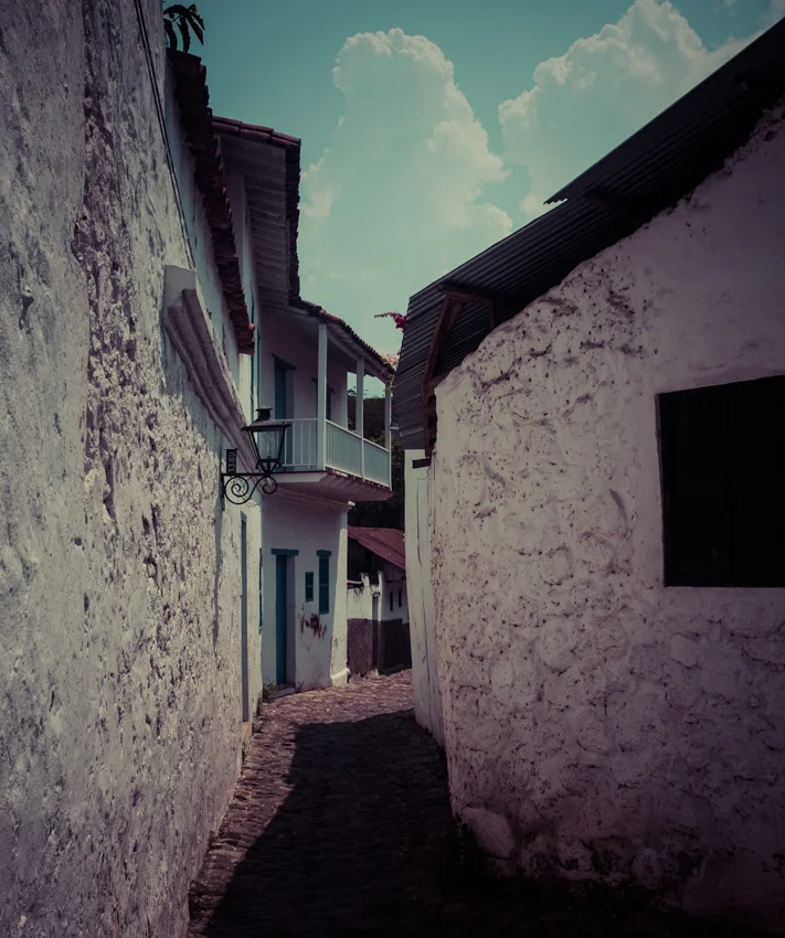 There are many cozy and fascinating villages in Colombia. This is from Honda.