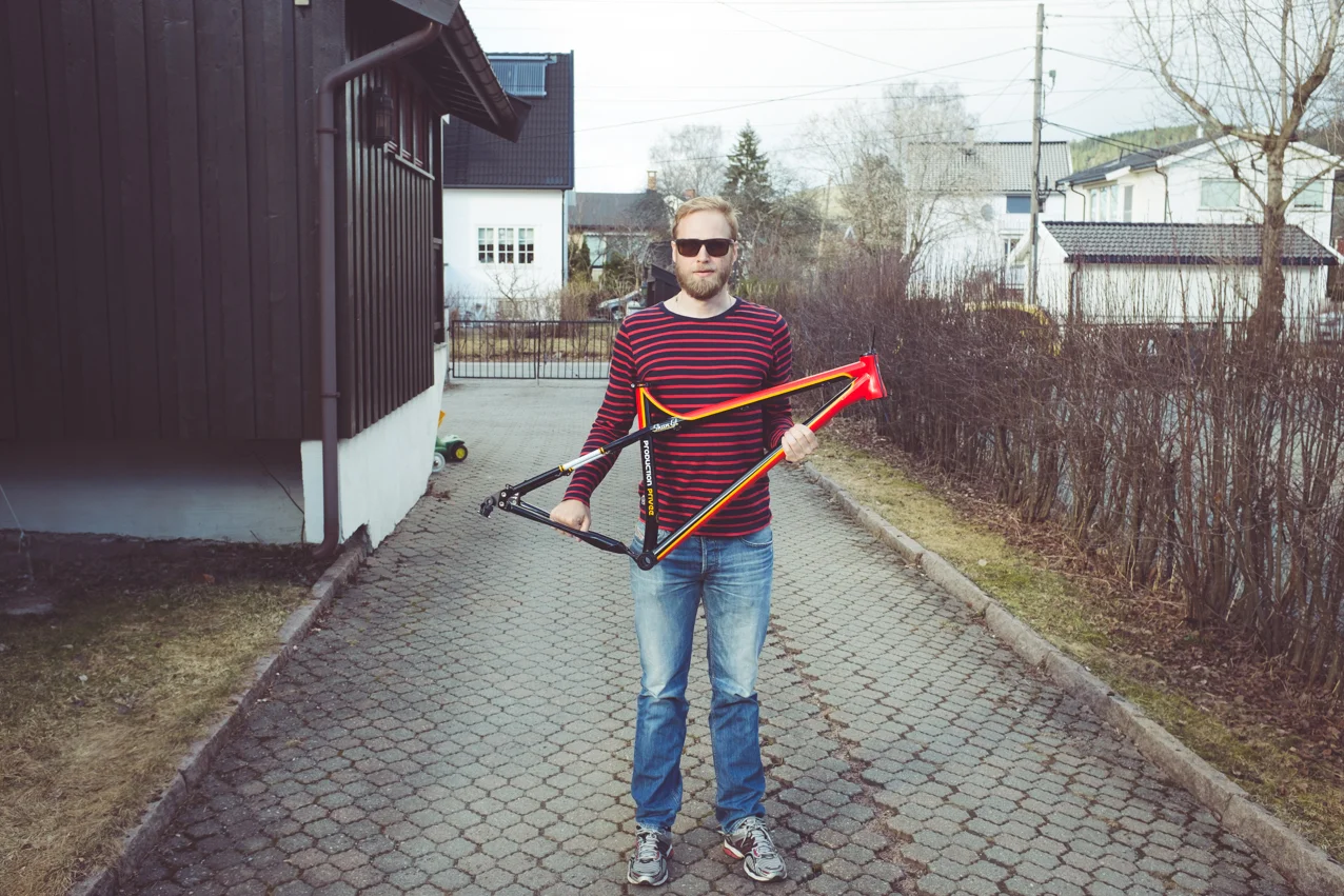 The owner and his frame.
