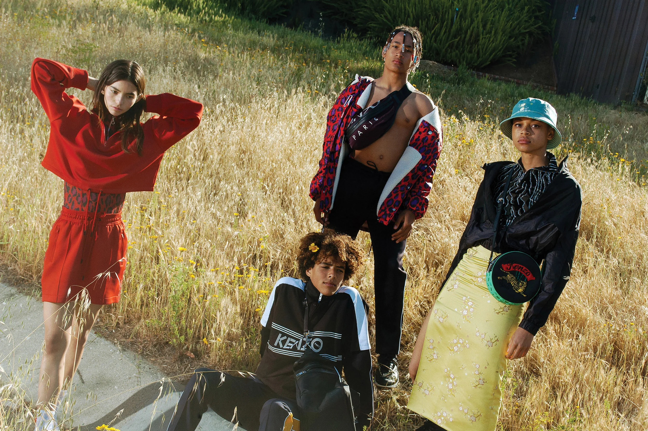 Kenzo F/W Campaign 2018 Hair & Makeup Photographed by: Robert Kulisek