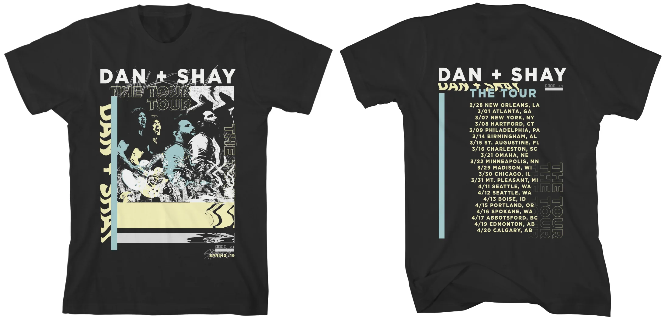 Official "Dan + Shay The Tour" Tee