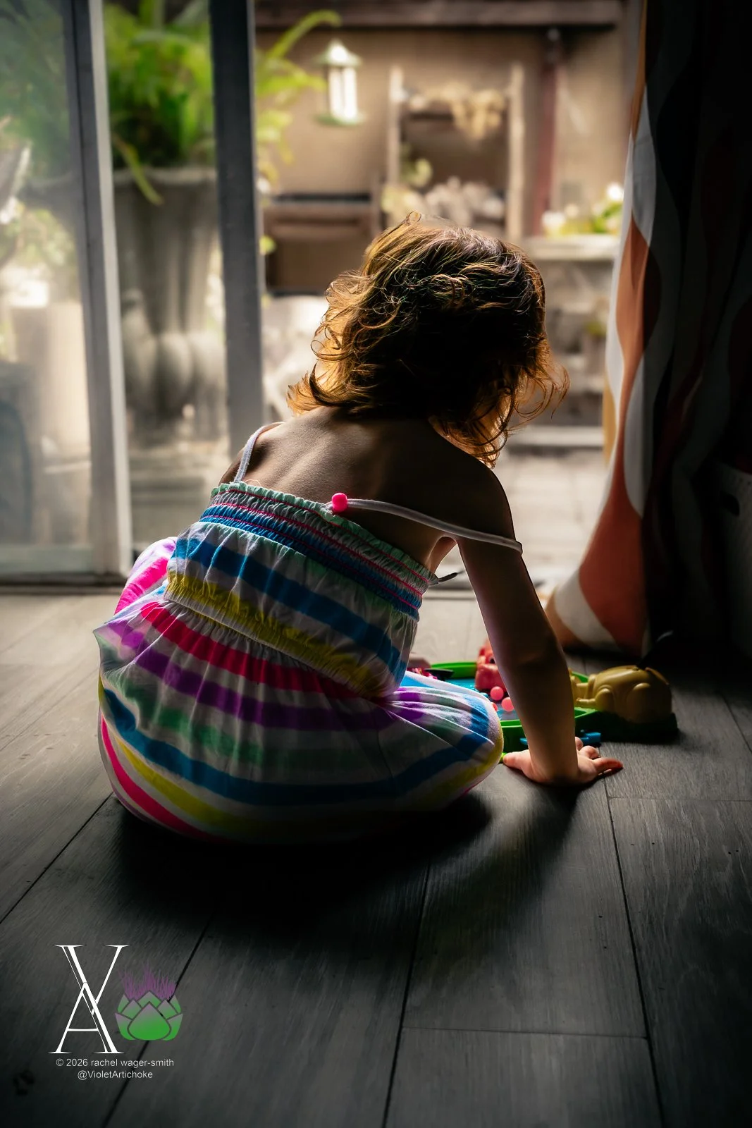 Young Girl Plays Hungry Hungry Hippos