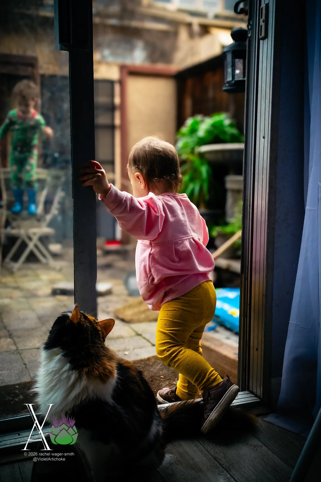 Baby Walking Through Door