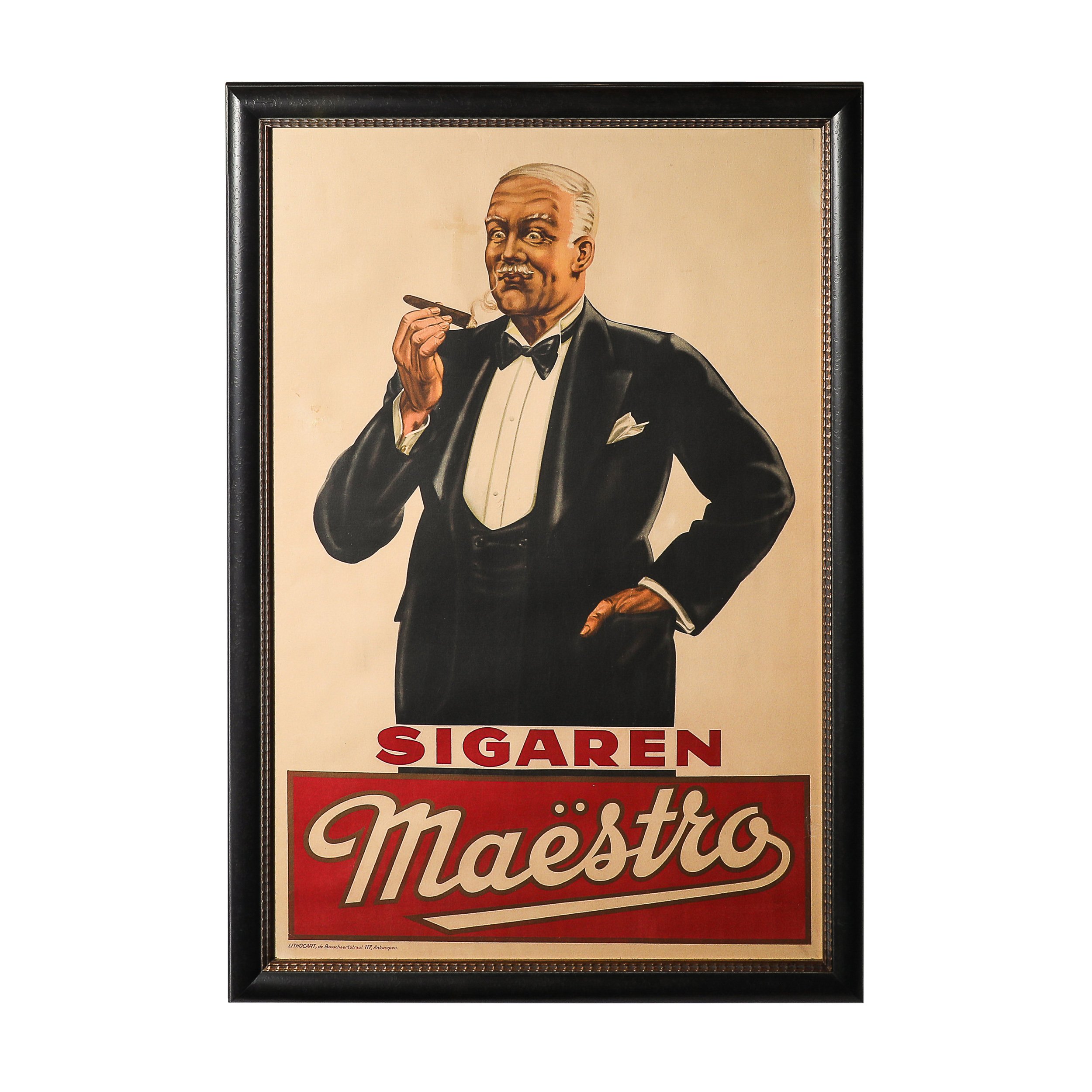 Art Deco Sigaren Maestro Poster Cigars - High Style Deco.jpg