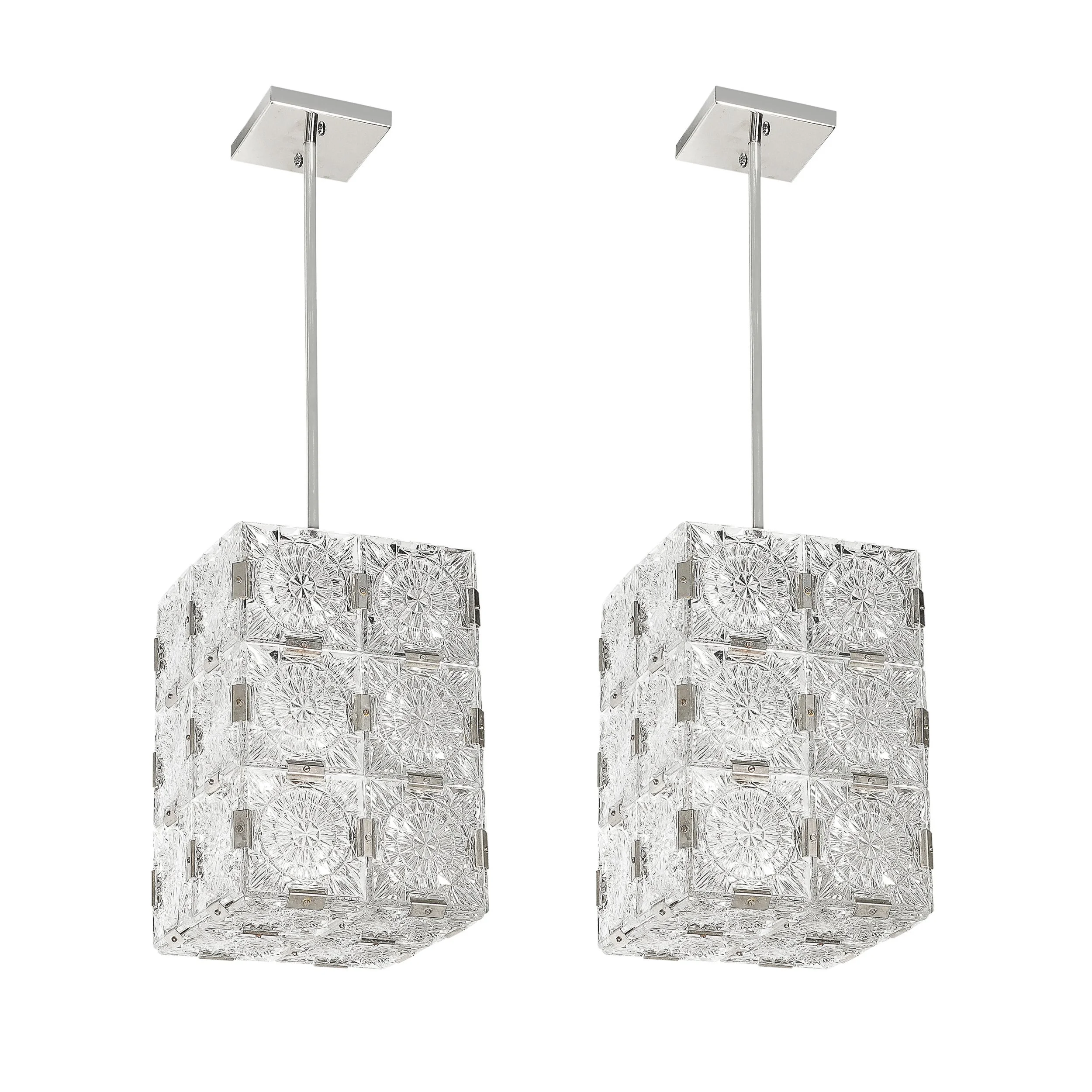 Pair of Mid-Century Rectangular Faceted Cut Crystal Pendants by Kinkeldey - High Style Deco 6.jpg