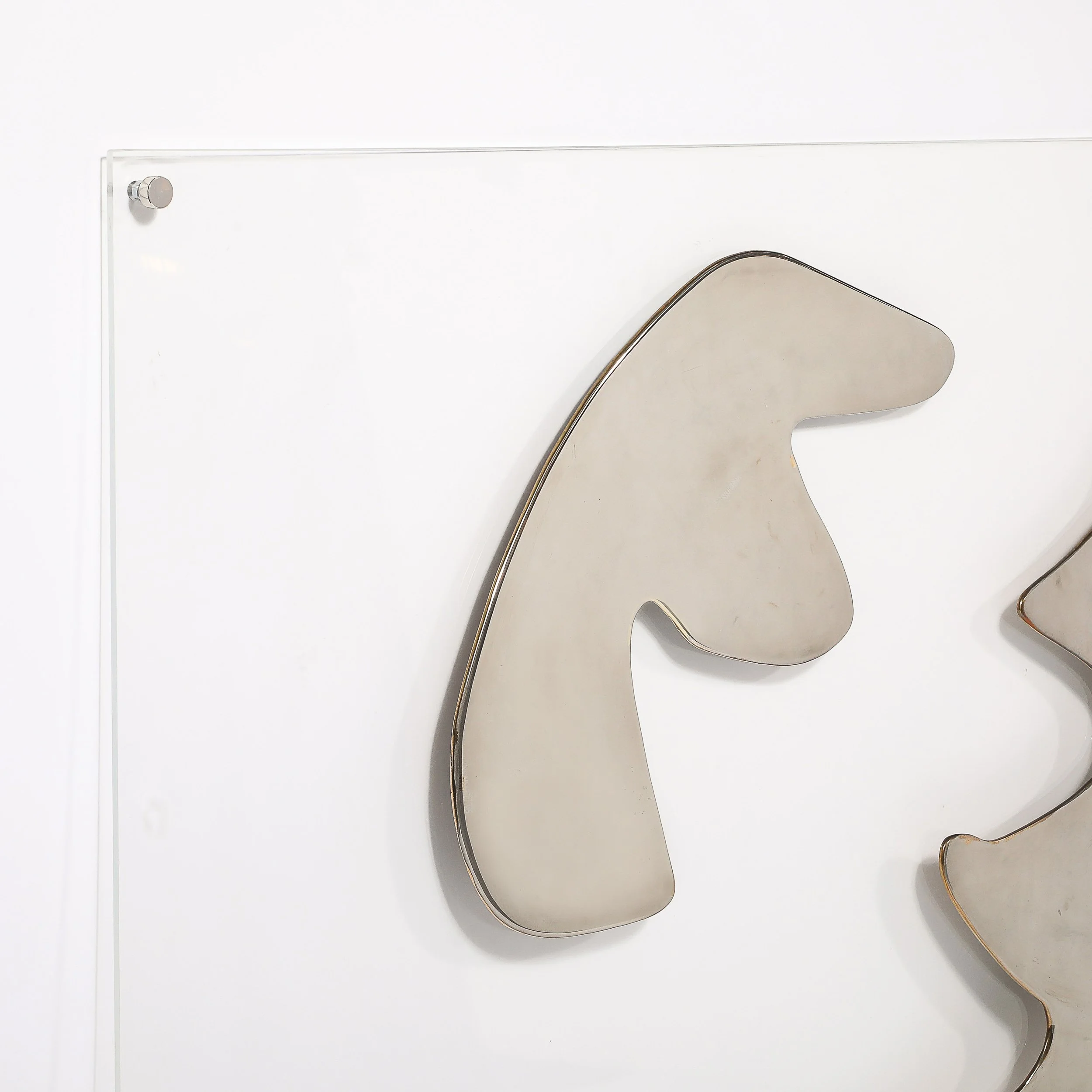 MidCentury Abstract Geometric Chrome & Lucite Wall Sculpture signed Harold Sclar - High Style Deco 4.jpg