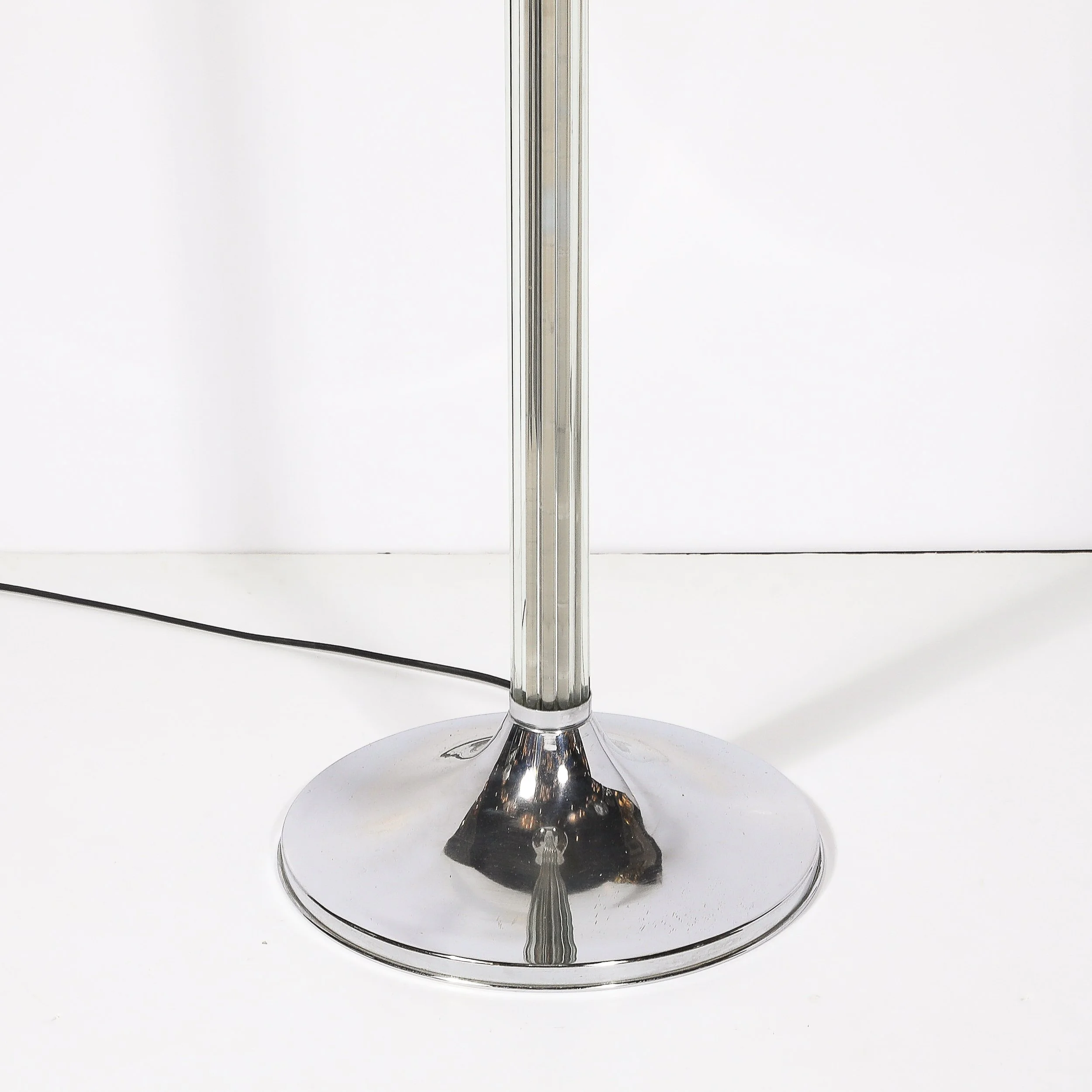 Pair of Art Deco Machine Age Chrome and Glass Rod Torchieres - High Style Deco 3.jpg