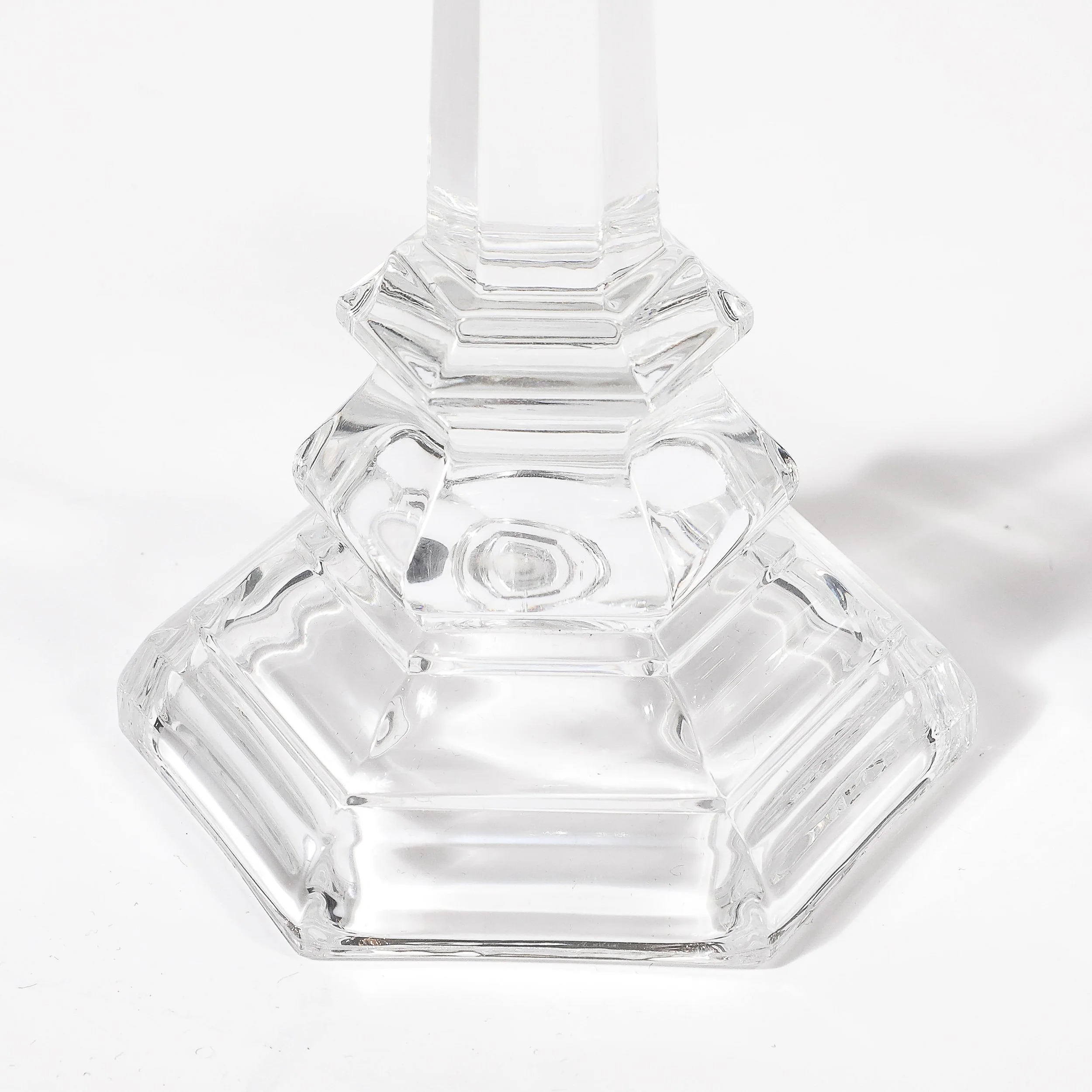 Pair of Classical Tiffany & Co. Crystal Candlestick Holders - High Style Deco 1.jpg