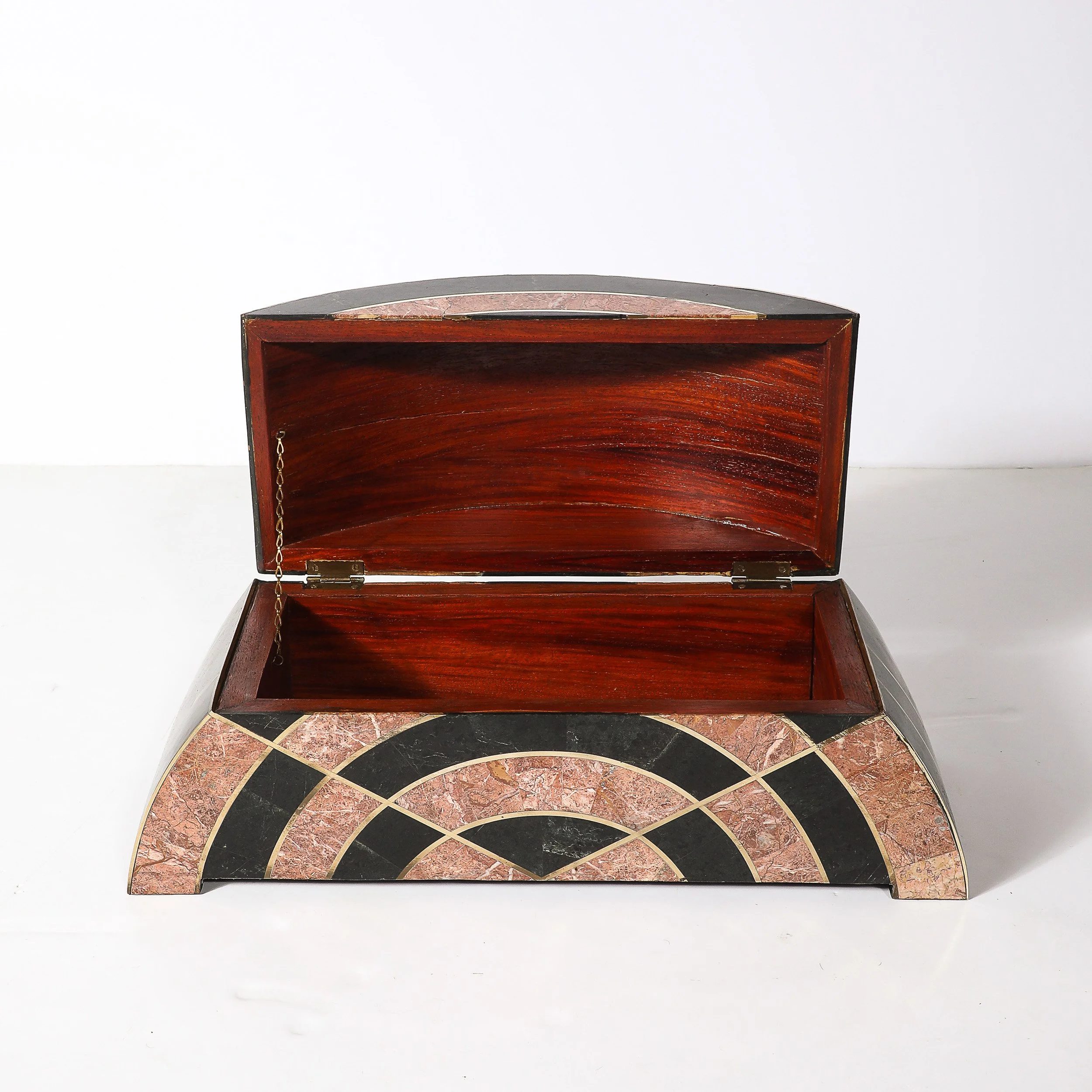 Mid-Century Tessellated Marble Demilune Box by Celerie Kemble for Maitland Smith - High Style Deco 5.jpg