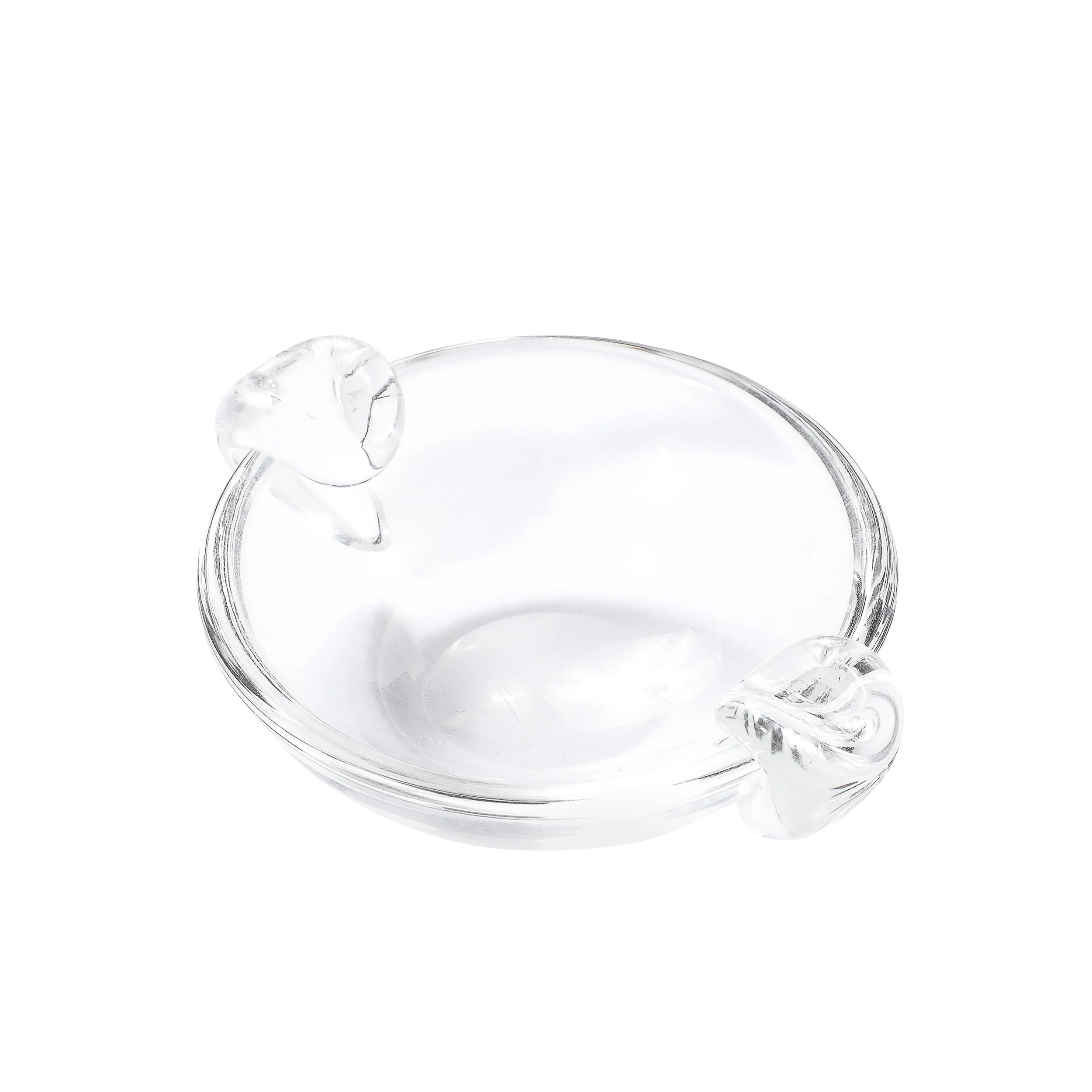 Mid-Century Modernist Crystal Dish signed Steuben - High Style Deco.jpg