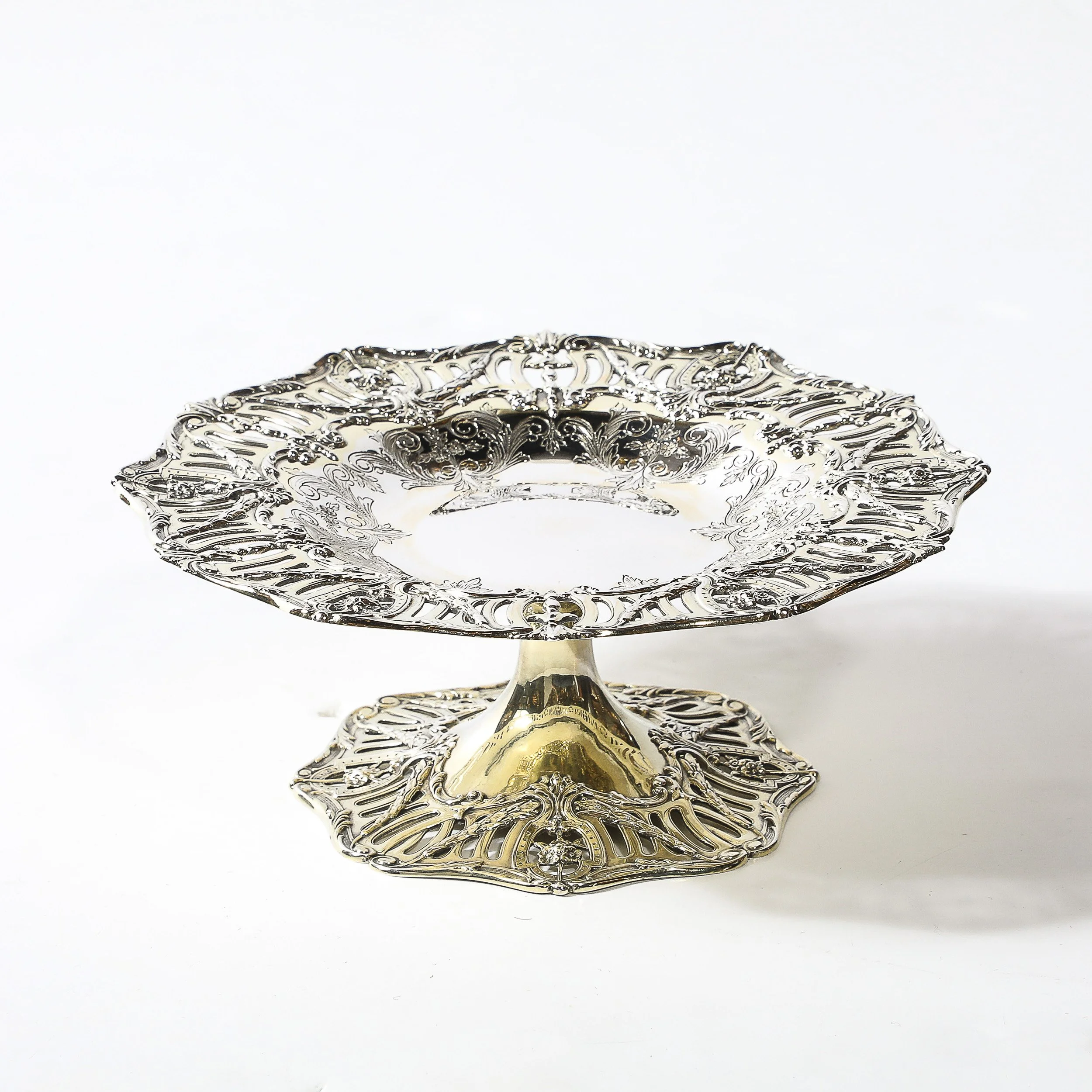 Aesthetic Movement Sterling Silver & Gold Washed Taza signed Hardy & Hayse Co. - High Style Deco 13.jpg