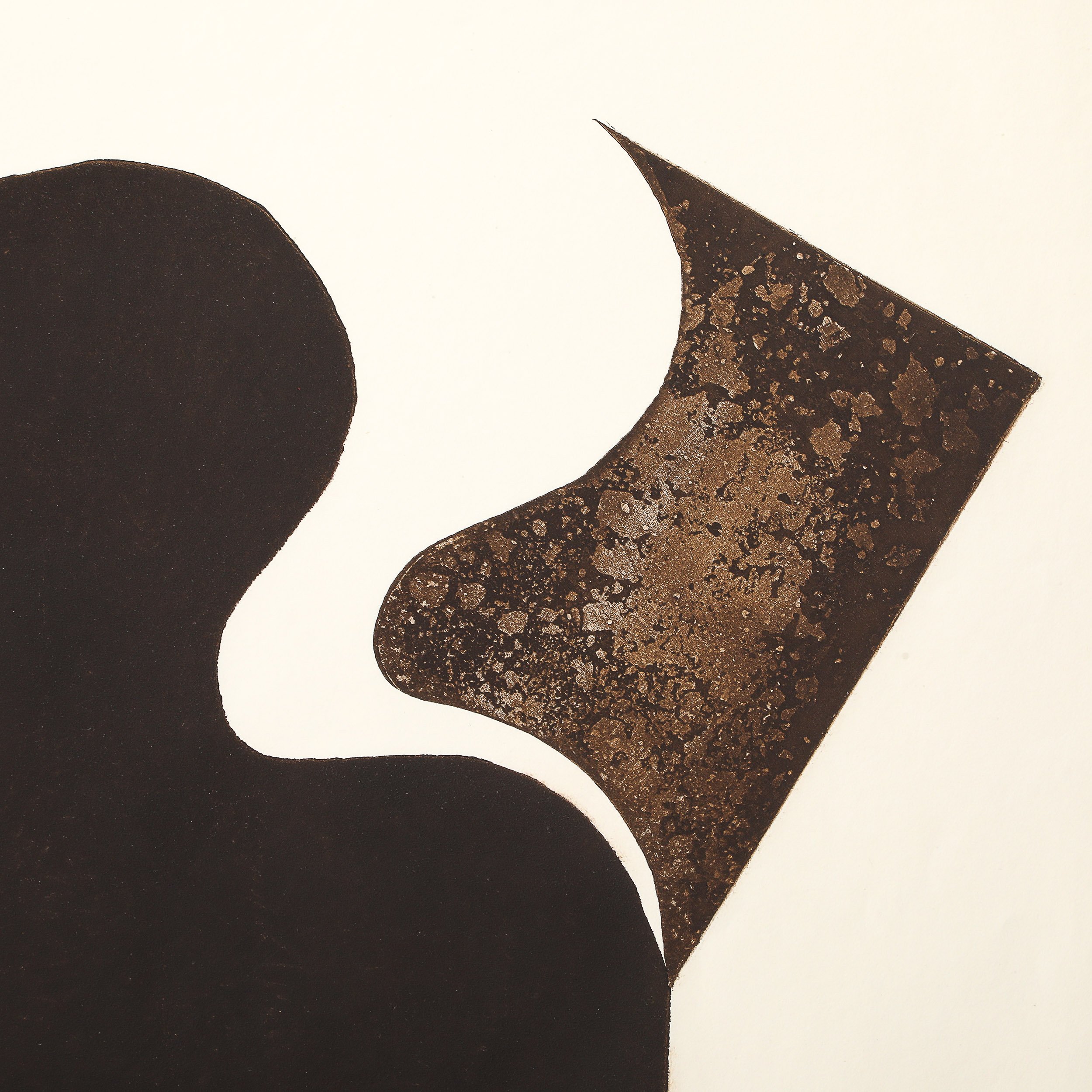 Mid-Century Modernist Screen Print titled "Man" signed Sheng Hey C. 1973 - High Style Deco 5.jpg