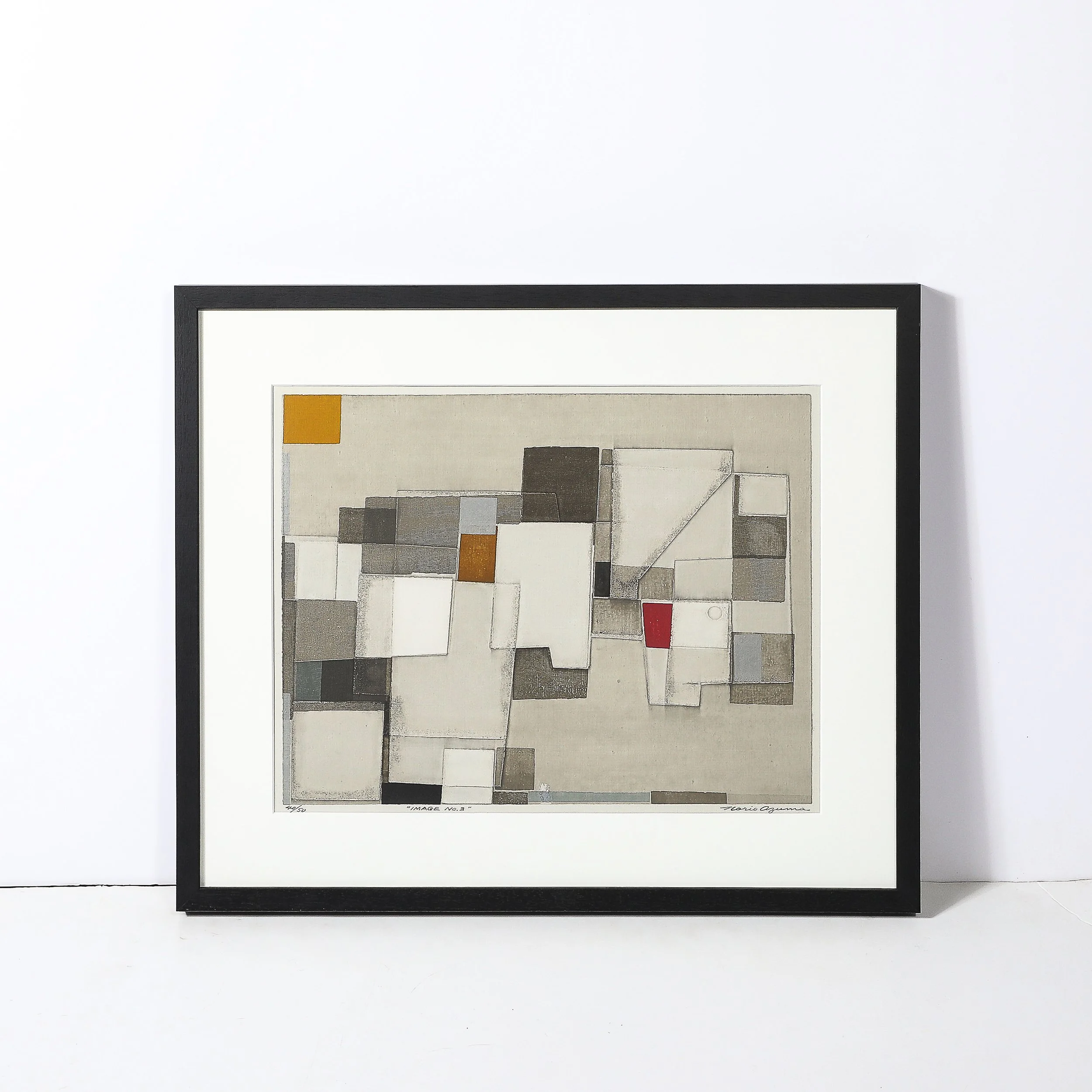 Mid-Century Modernist Abstract Geometric Screenprint Edition 40:50 "Image No.3" - High Style Deco 1.jpg