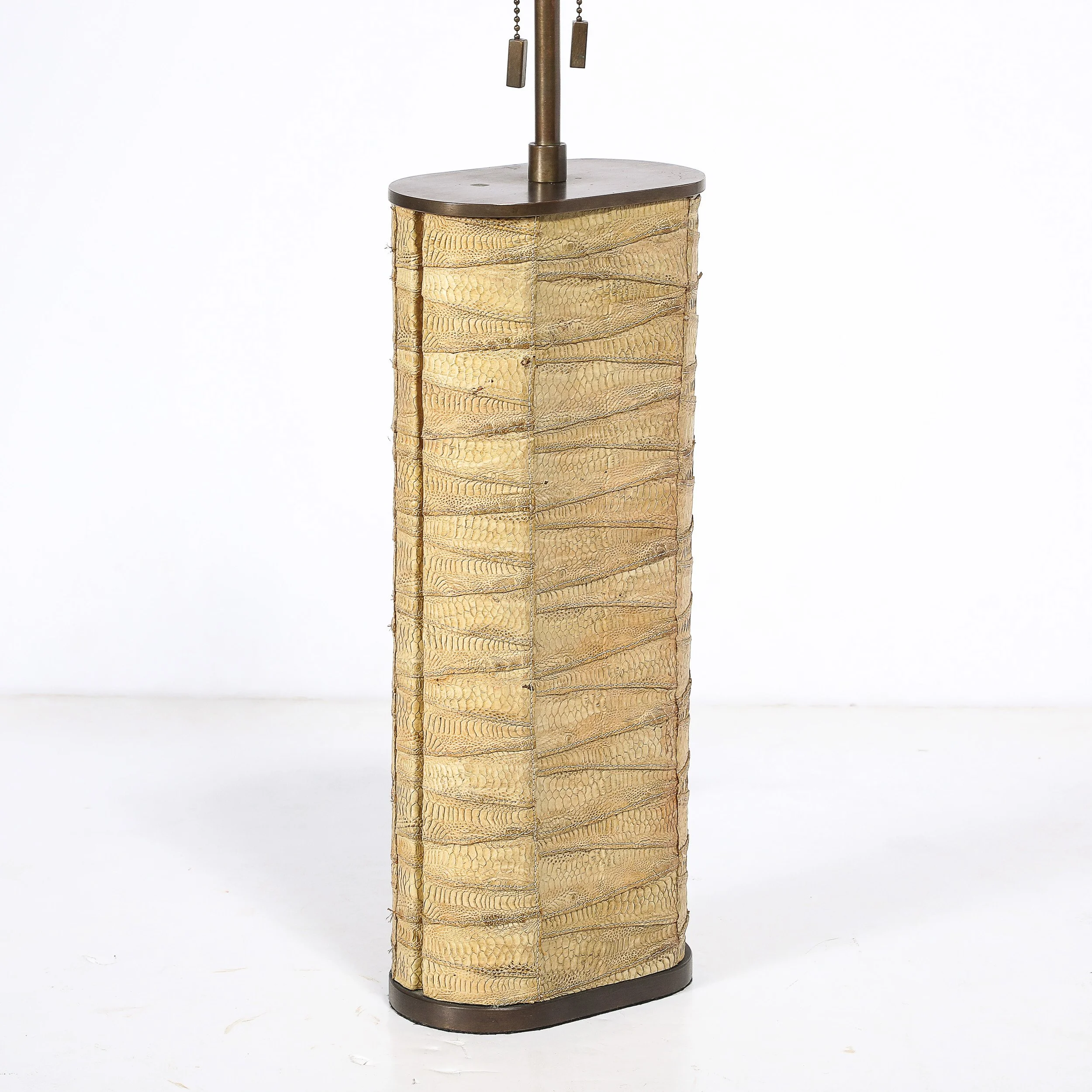 Pair of Mid-Century Tessellated Lizard & Bronze Table Lamps by Karl Springer - High Style Deco 12.jpg