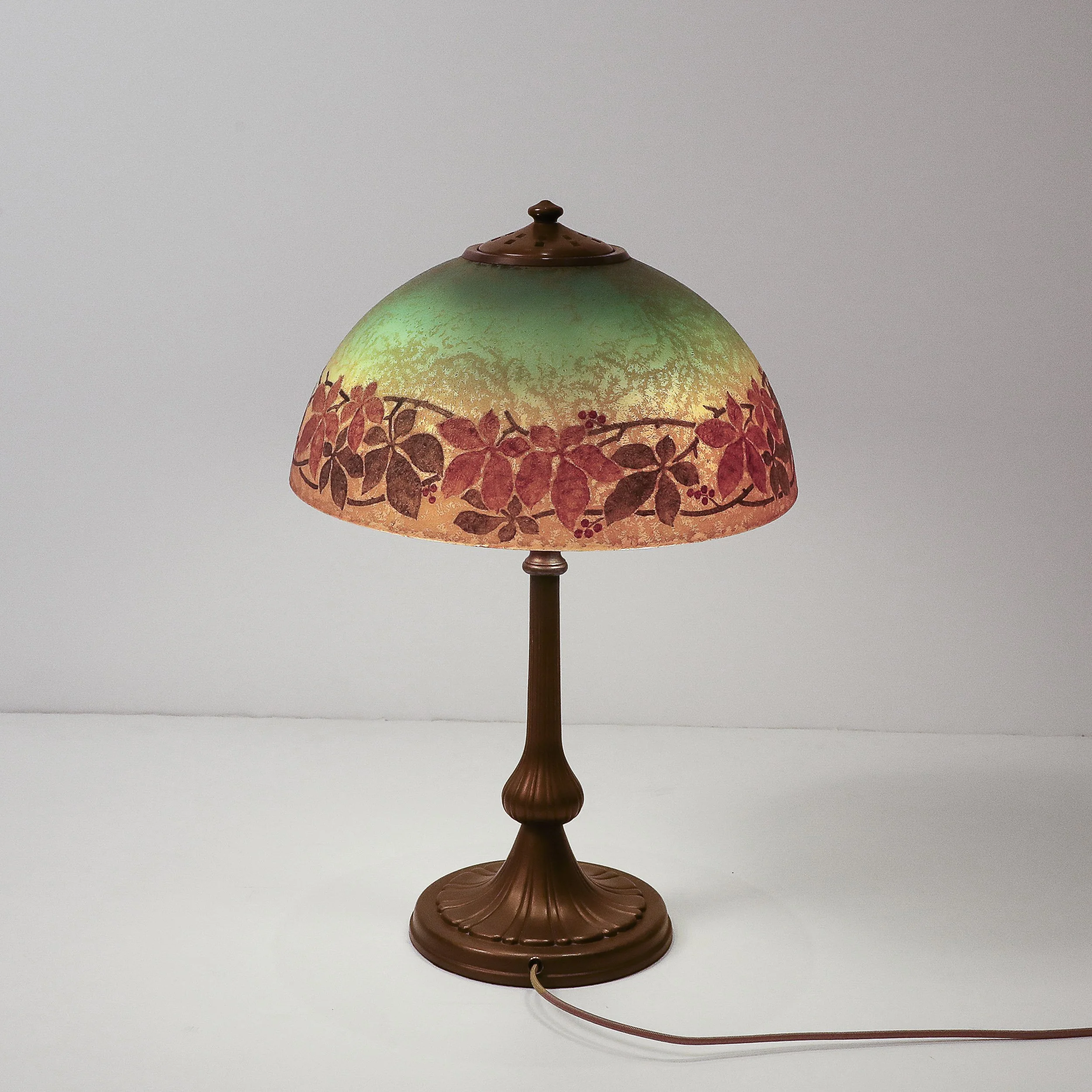 Acid Etched Table Lamp with Oil Rubbed Bronze Base signed Handel - High Style Deco 18.jpg