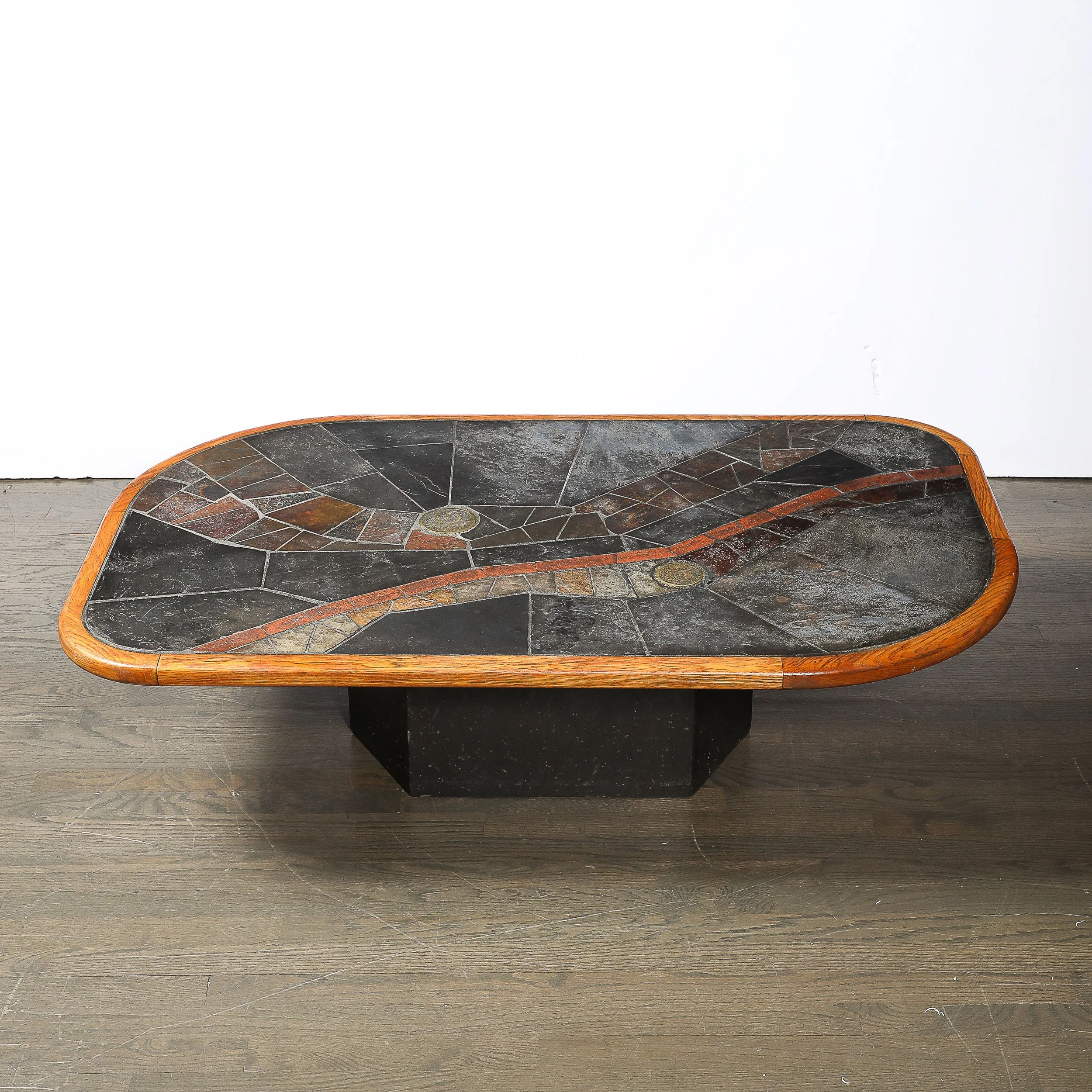 Mid-Century Tessellated Slate & Bronze Inlay Cocktail Table by V Ramburrem - High Style Deco 1.jpg