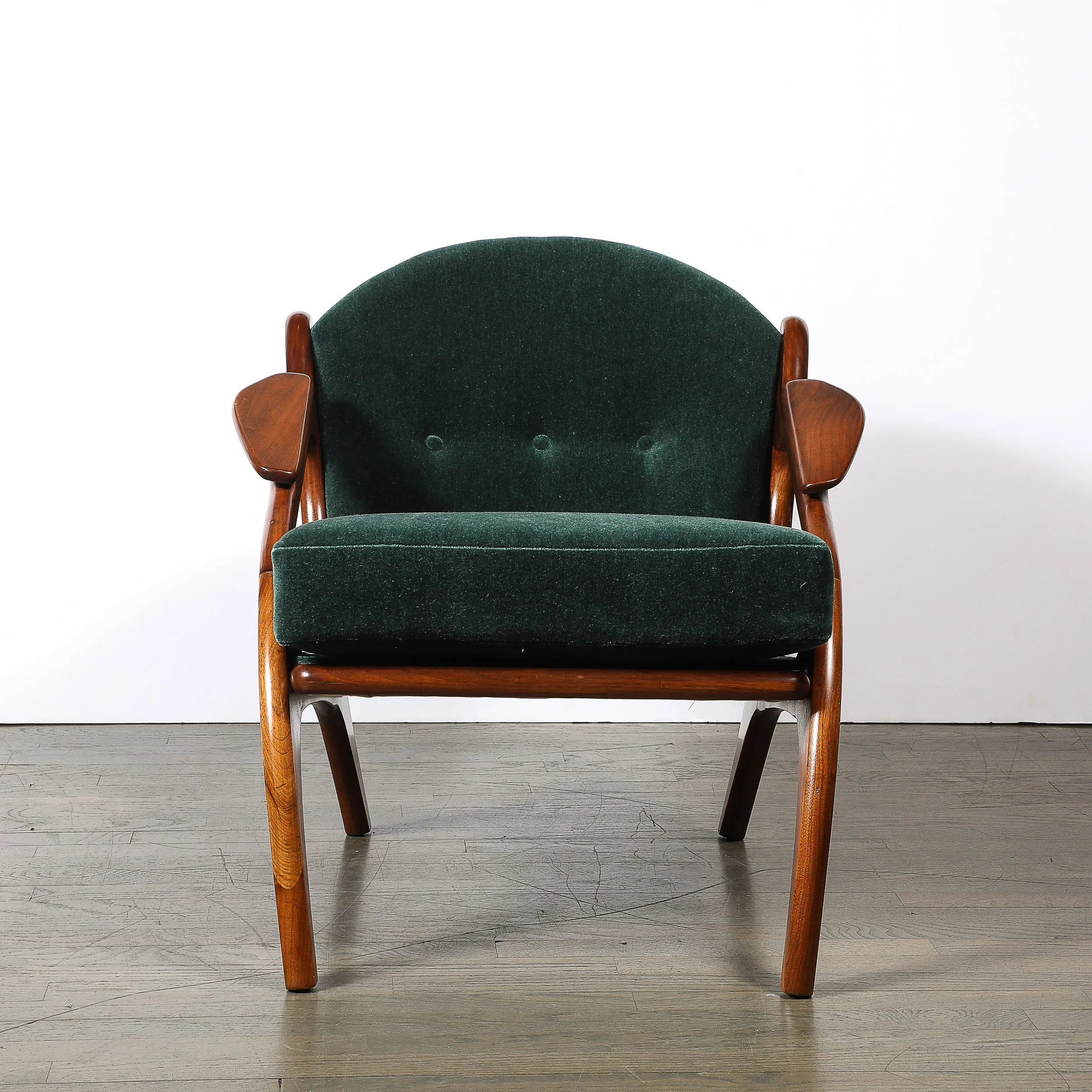 Mid-Century 2249-C Lounge Chair in Walnut & Viridian Velvet by Adrian Pearsall - High Style Deco 1.jpg