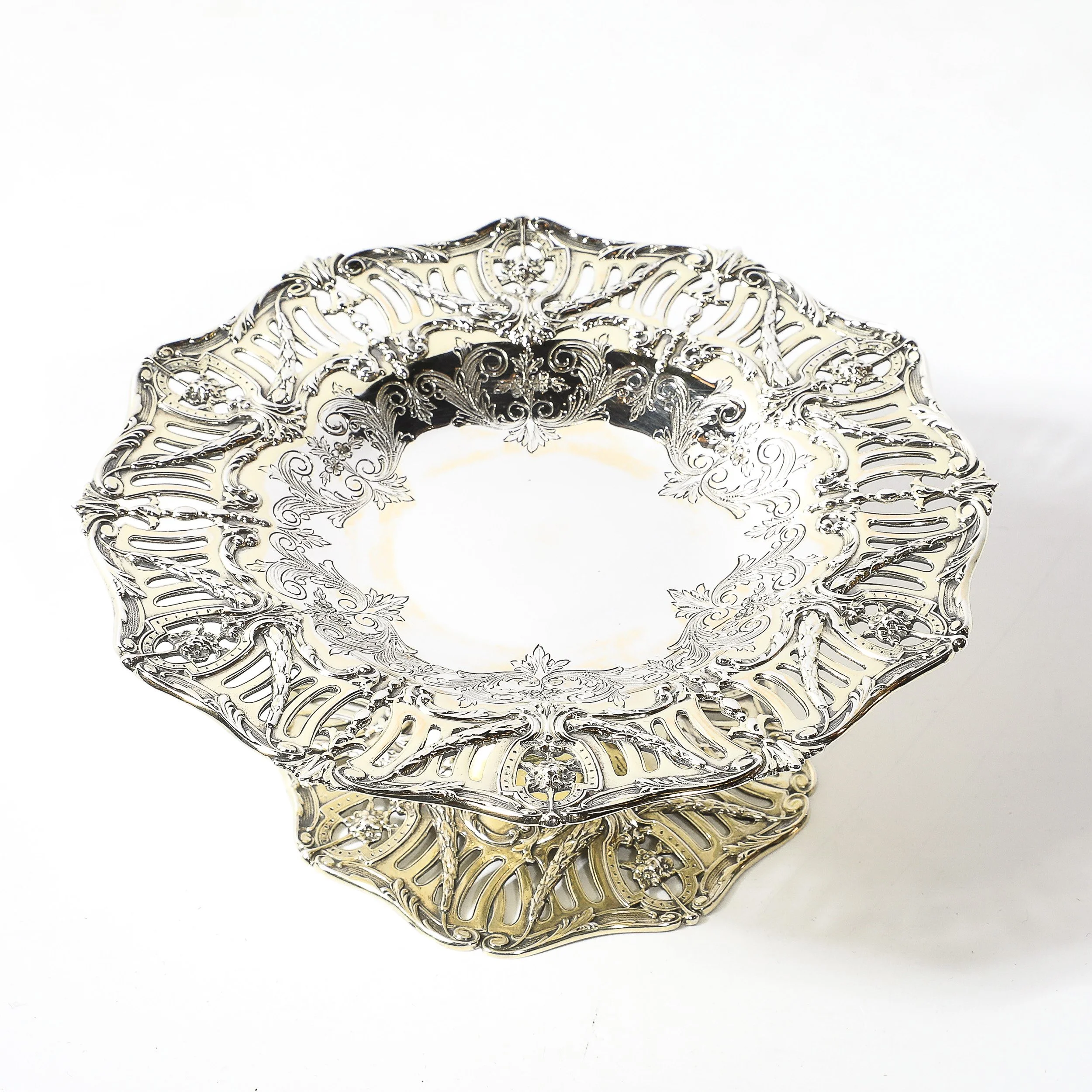 Aesthetic Movement Sterling Silver & Gold Washed Taza signed Hardy & Hayse Co. - High Style Deco 1.jpg