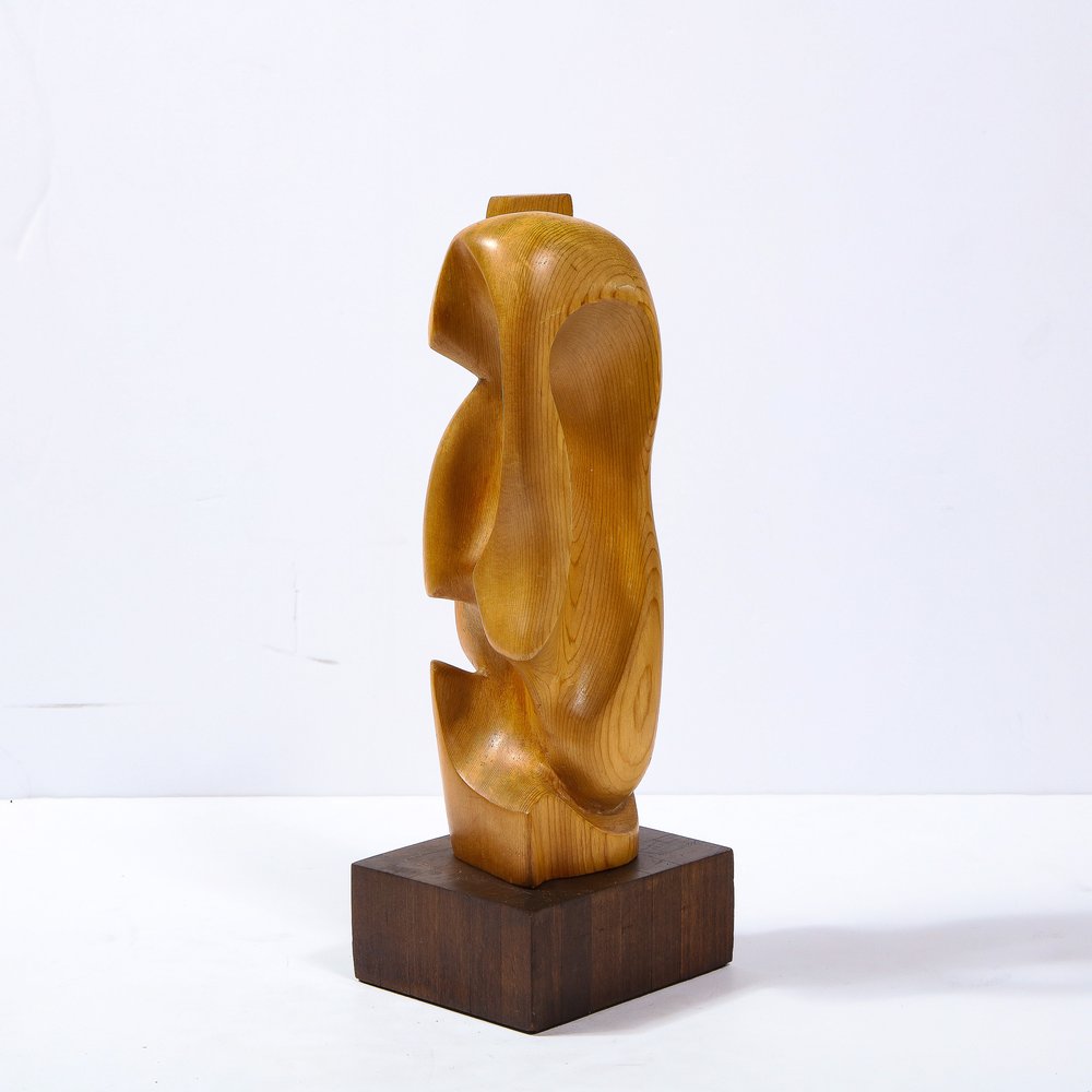 Oplossen bewaker helder Mid-Century Modernist Biomorphic Abstract Oak Sculpture — High Style Deco