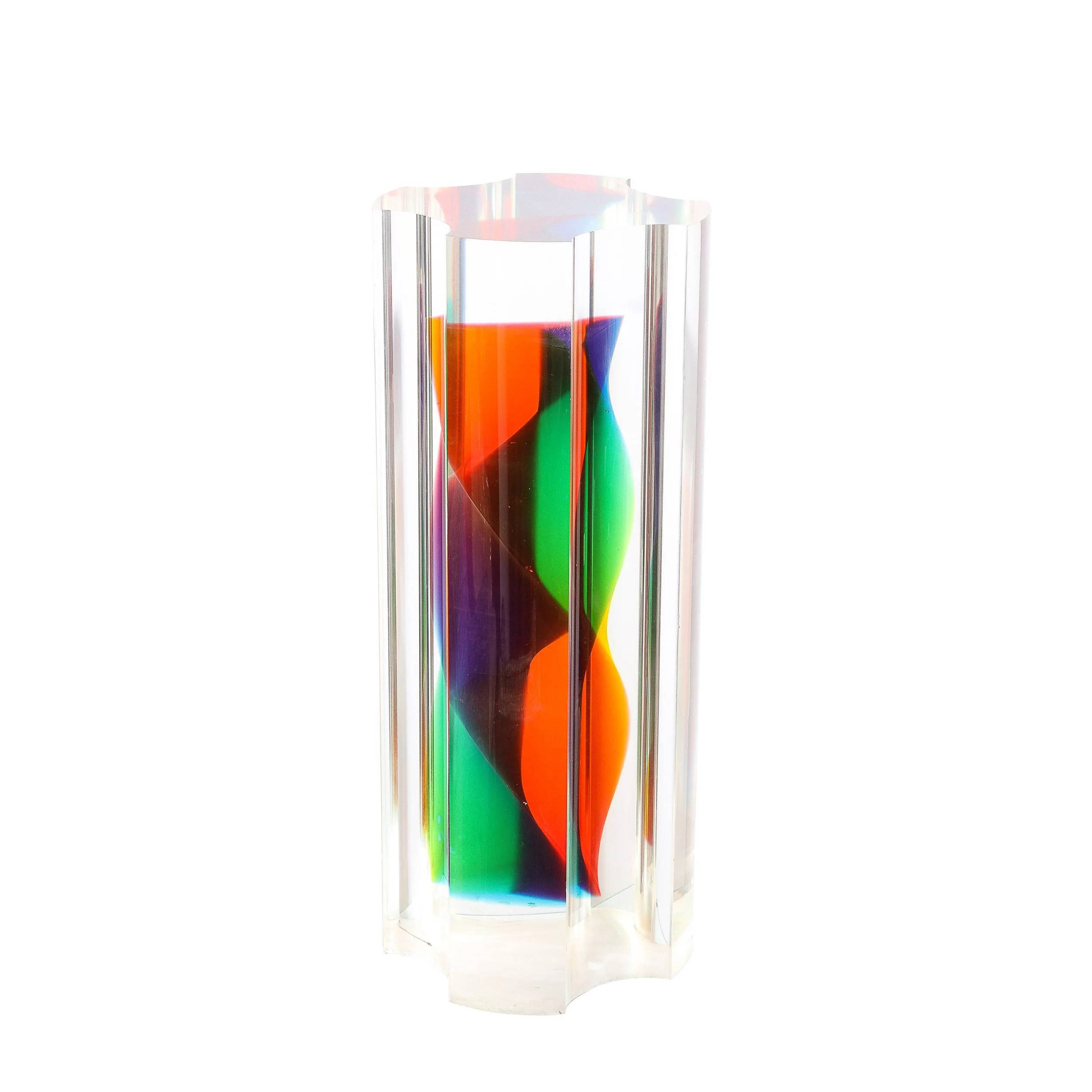 'Dodecagonal Helicoid' In Caste Acrylic by Norman Mercer - High Style Deco.jpg