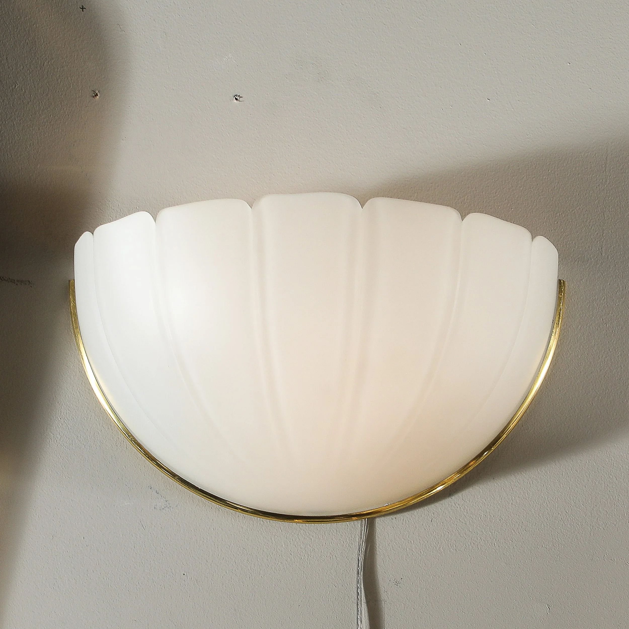 Mid-Century Scalloped Molded & Frosted Glass Sconces signed Glashütte Limburg - High Style Deco 2.jpg