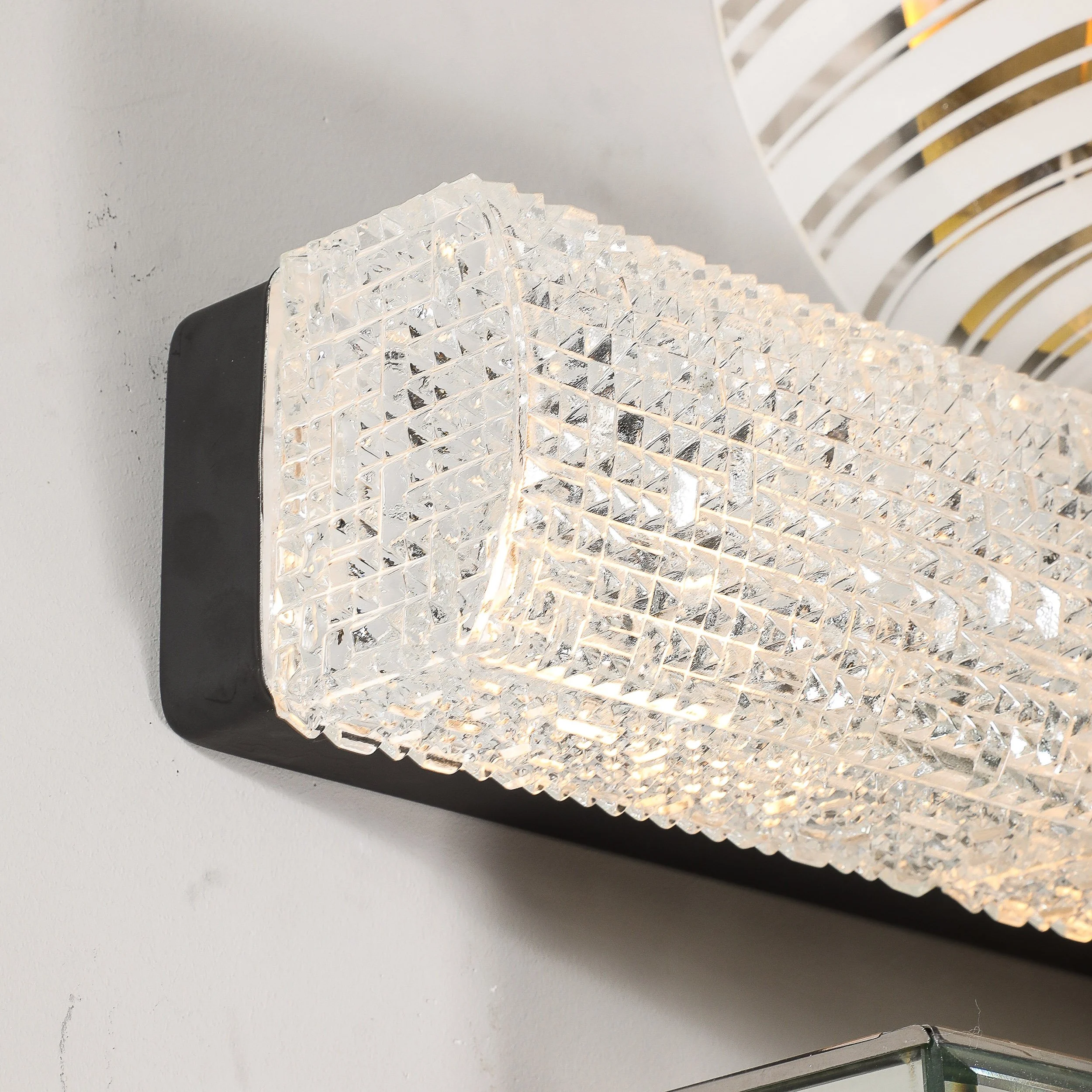 Mid-Century Pyramidal Translucent Cut Crystal Vanity Light by Glashütte Limburg - High Style Deco 2.jpg