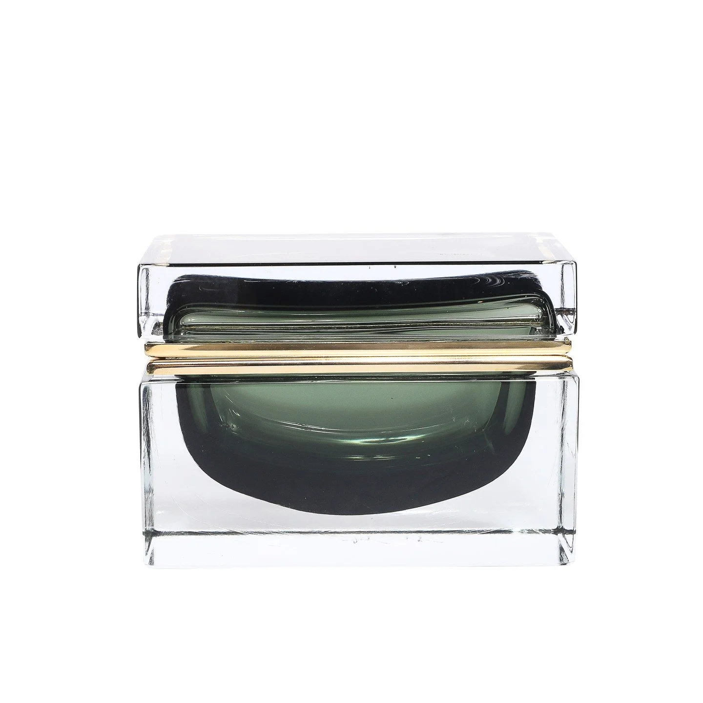 Modernist Handblown Murano Glass Box in Olive Green w/ Polished Brass Fittings

Italy, 21st Century

Dimensions: 

Height: 5.25 in (13.34 cm) x Width: 7 in (17.78 cm) x Depth: 4.5 in (11.43 cm)
.
.
.
.
.
#antiquefurniture
#vintagefurniture
#antiques
