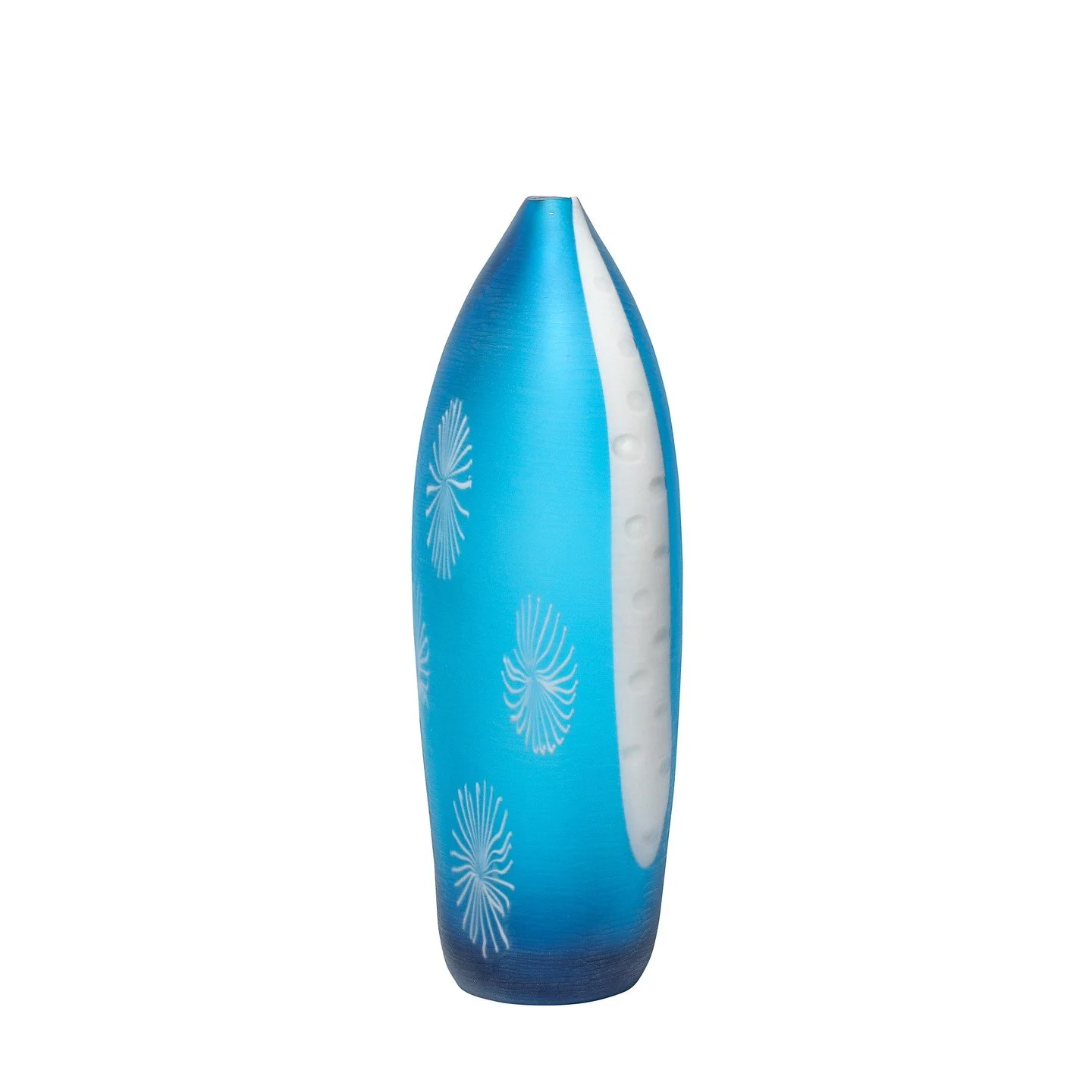 Mid-Century Hand-Blown Cerulean Blue Murano Glass Vase w/ Battuto Texturing

Italy, Circa 1980

Dimensions: 

Height: 28 in (71.12 cm) x Diameter: 10 in (25.4 cm)
.
.
.
.
.
#midcenturyvase
#muranoglassvase
#muranoglass
#interiordecoration
#interiorde