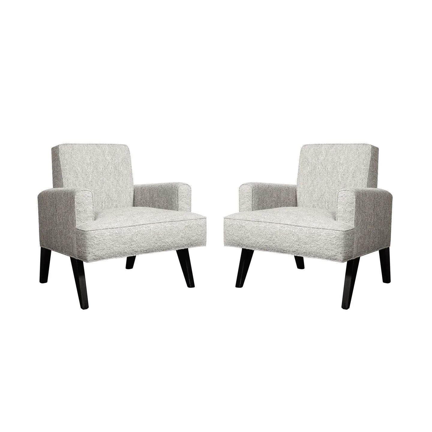 Pair of Mid-Century Modernist Arm Chairs w/ Splayed Supports by Williams Haines

American, Circa 1950

Dimensions:

Height: 32 in (81.28 cm) x Width: 32 in (81.28 cm) x Depth: 26 in (66.04 cm)

Seat Height: 19 in (48.26 cm)
.
.
.
.
.
#billyhaines
#mi