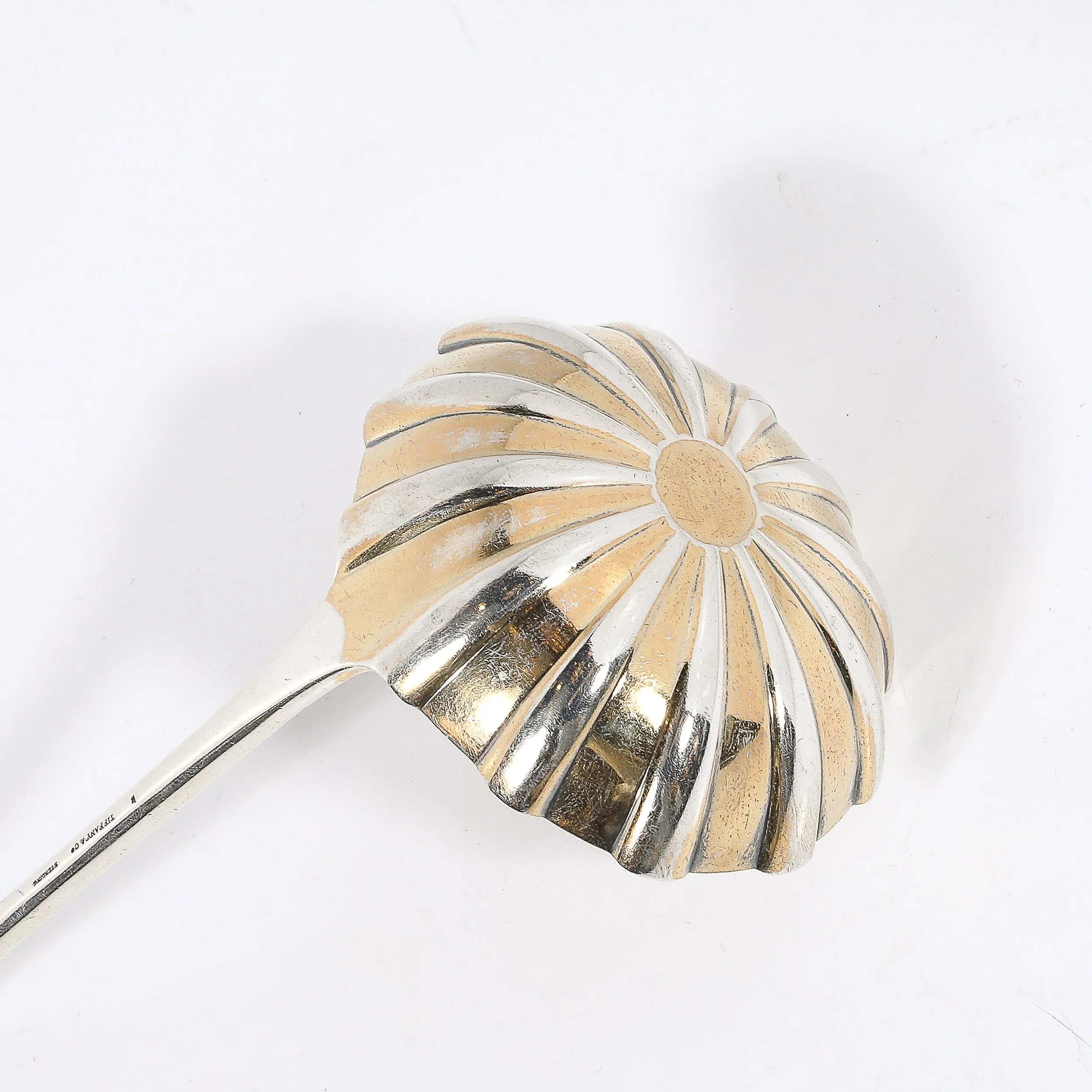 Aesthetic Movement Tiffany & Co. Sterling & Gold Washed "Daisy" Pattern Ladle — image 6