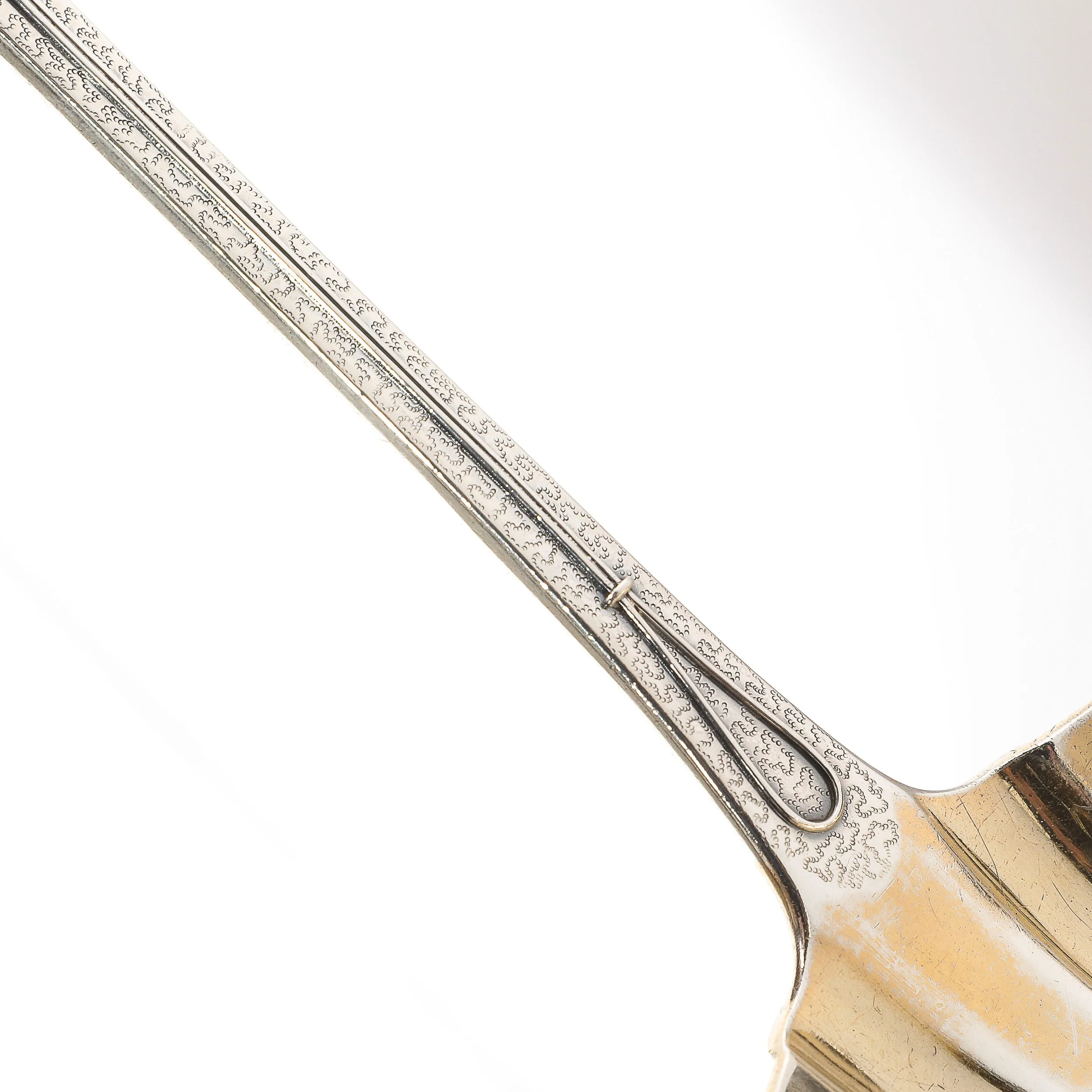 Aesthetic Movement Tiffany & Co. Sterling & Gold Washed "Daisy" Pattern Ladle — image 10