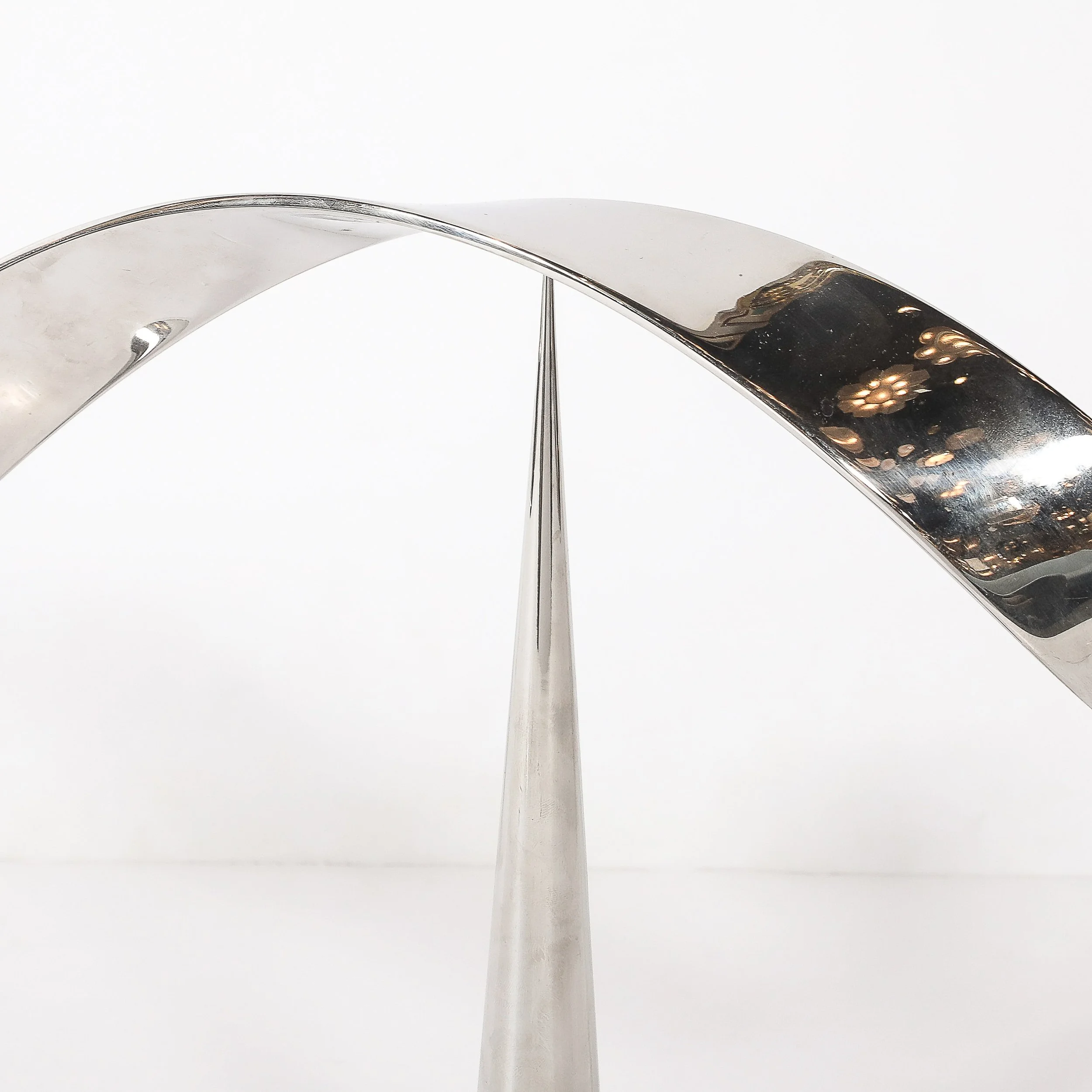 Mid-Century Modernist Elijah David Herschler Chrome Kinetic Sculpture — image 2