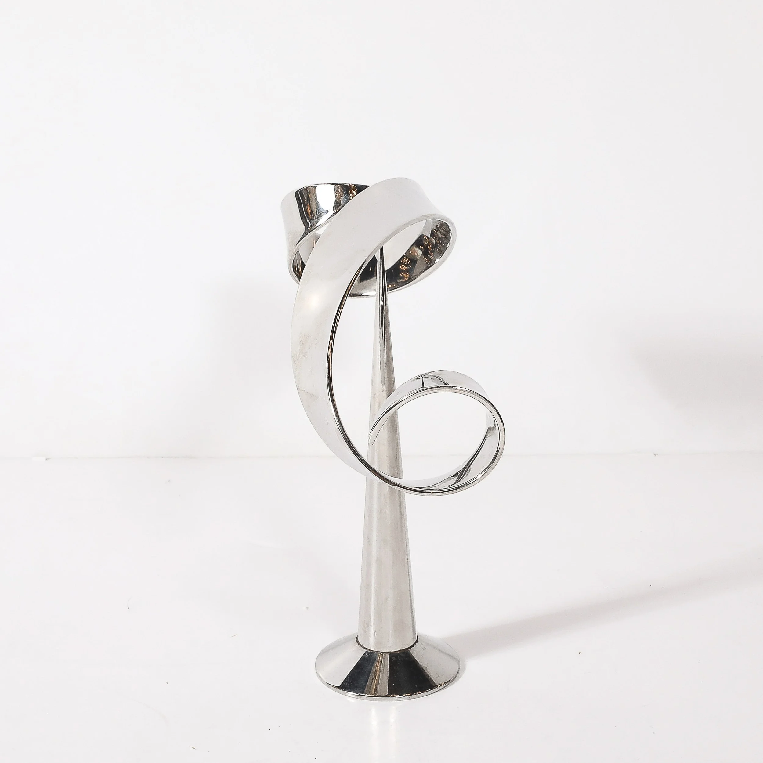 Mid-Century Modernist Elijah David Herschler Chrome Kinetic Sculpture — image 8