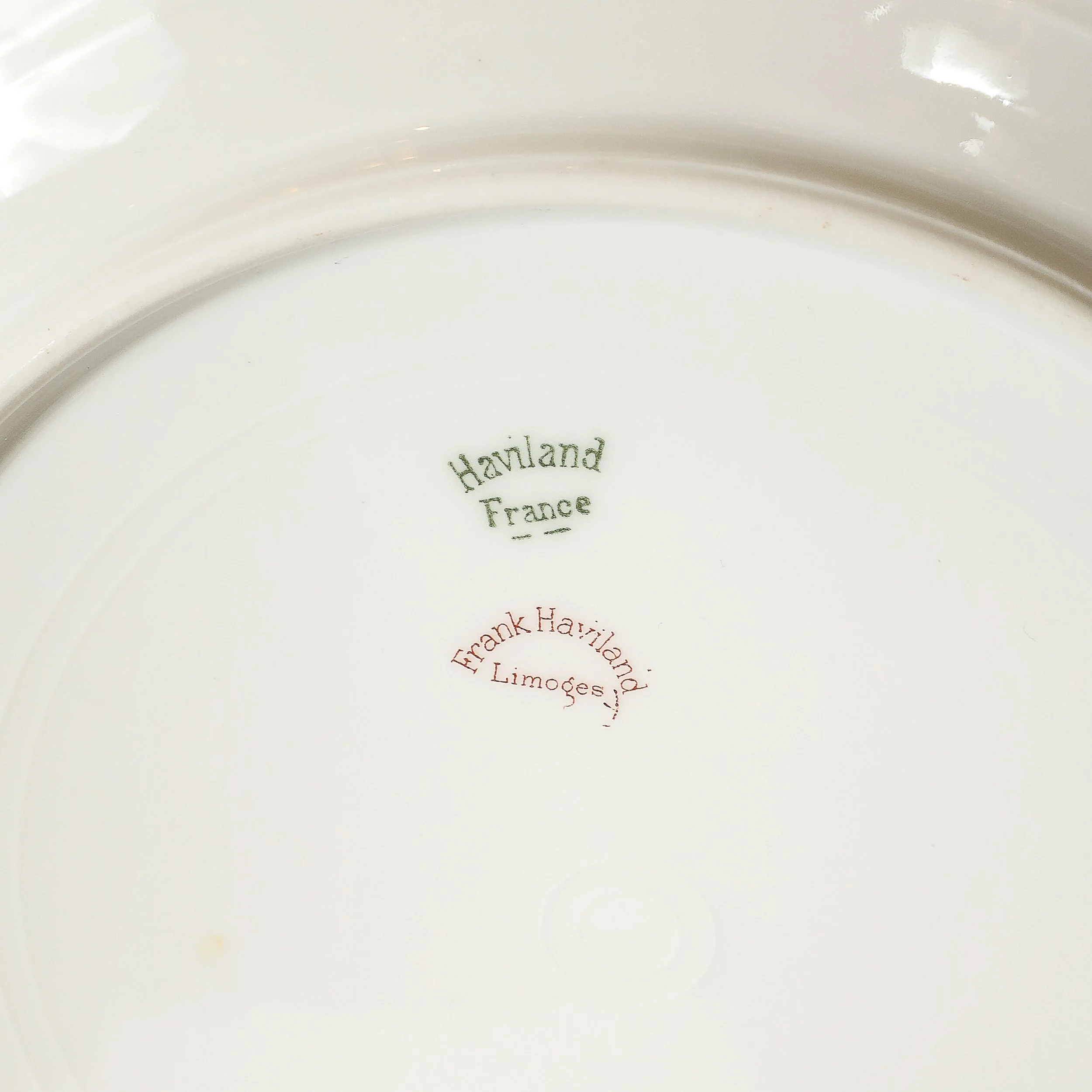 Antique Haviland for Limoges Porcelain Dinner Set for 24 Floral Spray Pattern — image 10