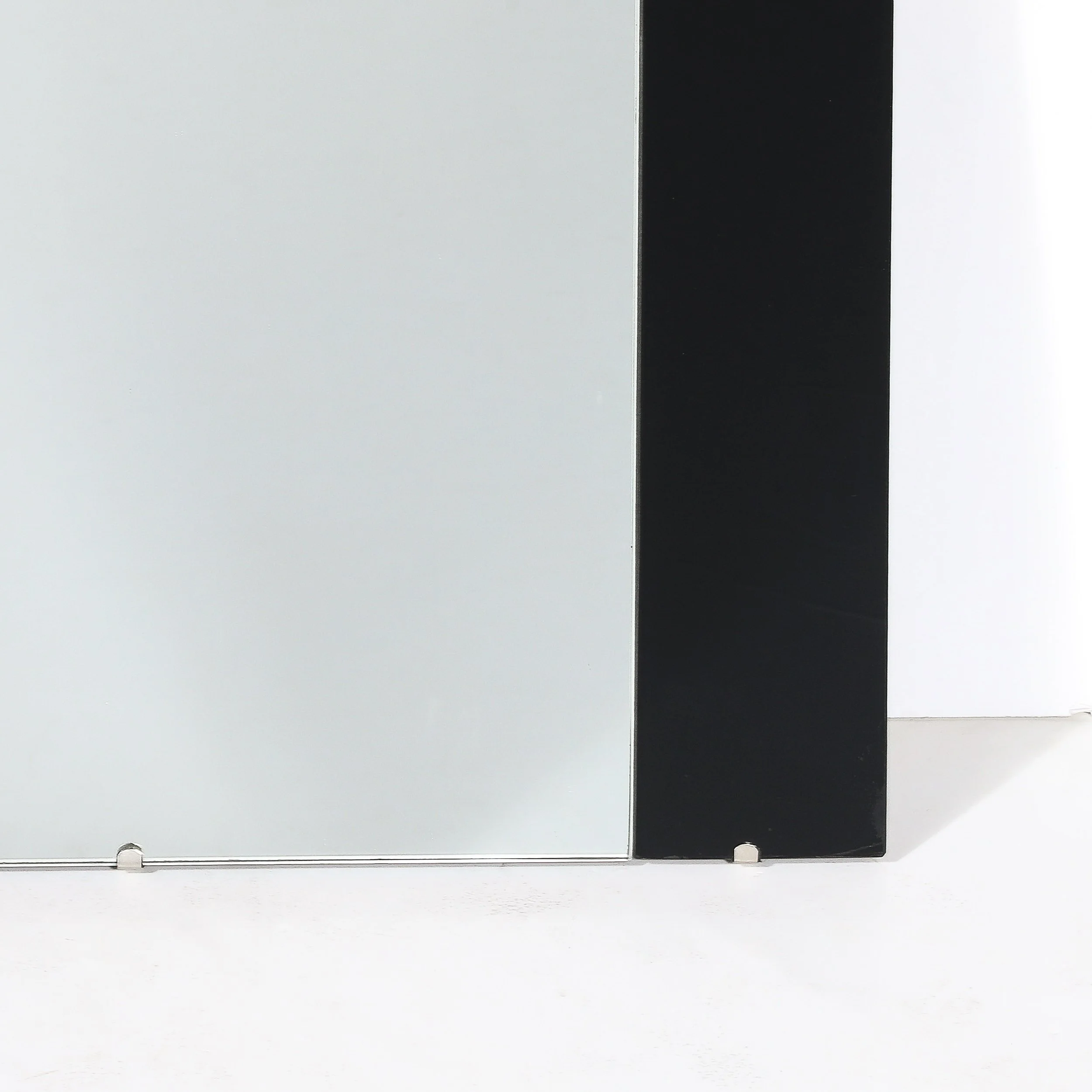 Art Deco Machine Age Tri-Panel Vitrolite Mirror — image 4
