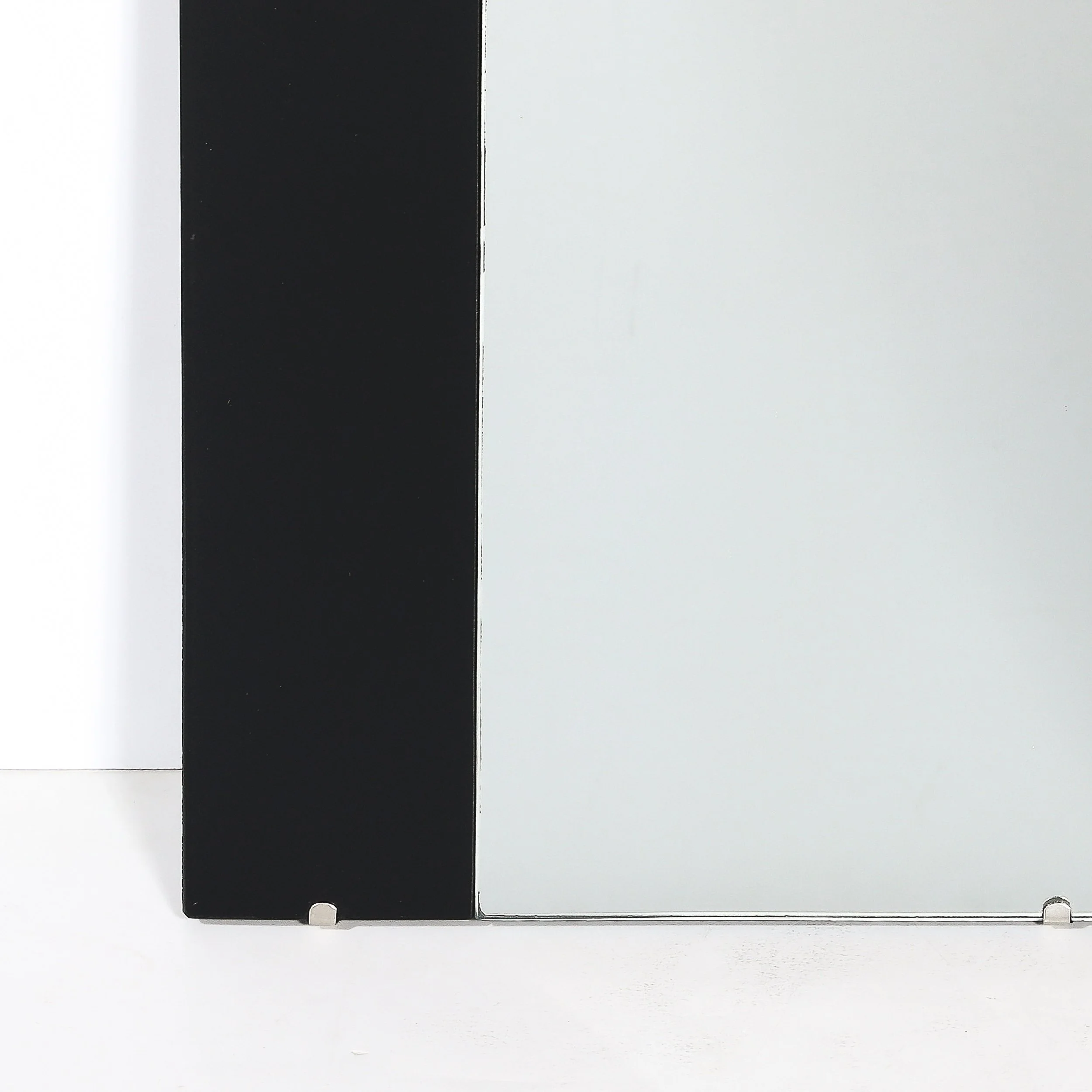 Art Deco Machine Age Tri-Panel Vitrolite Mirror — image 5