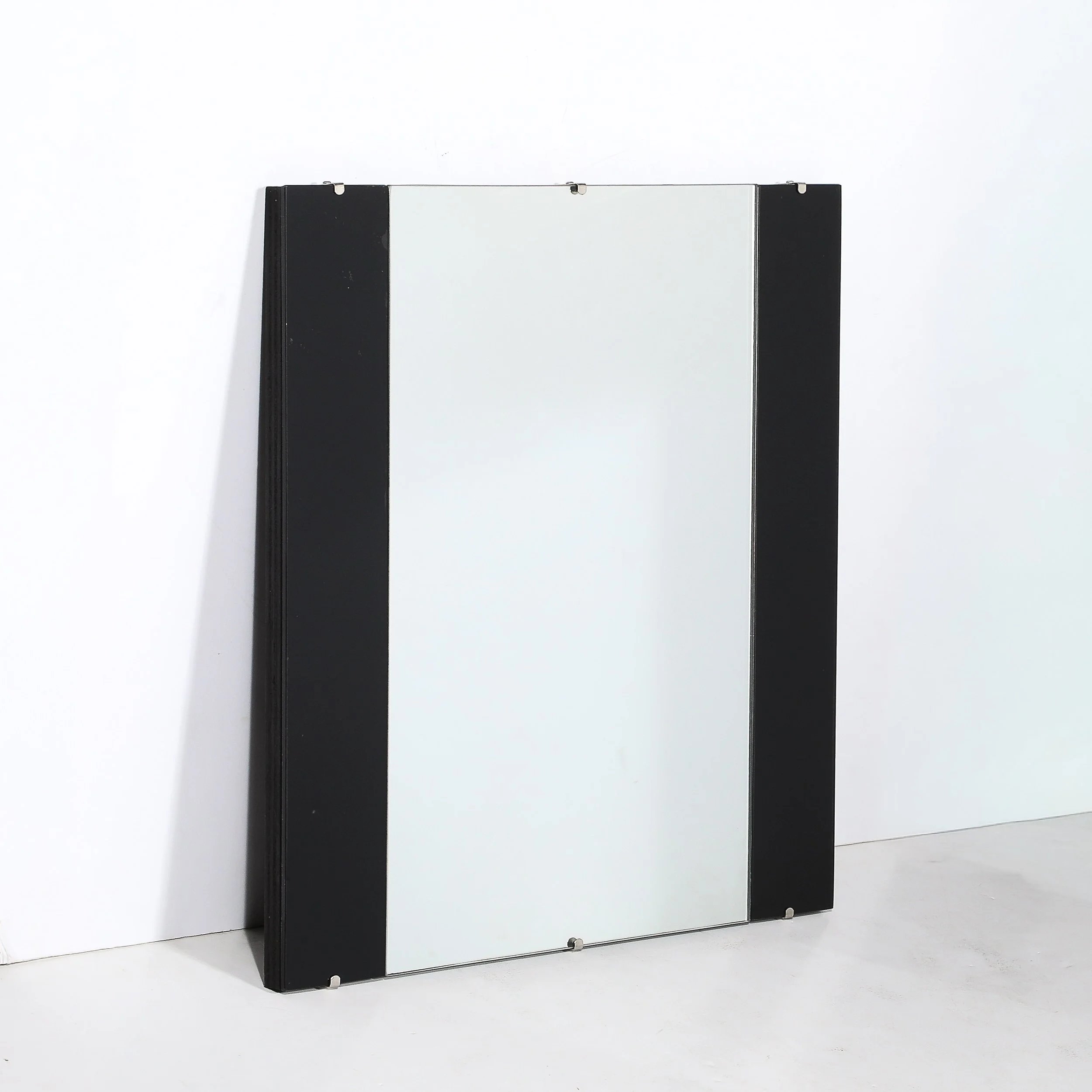 Art Deco Machine Age Tri-Panel Vitrolite Mirror — image 7