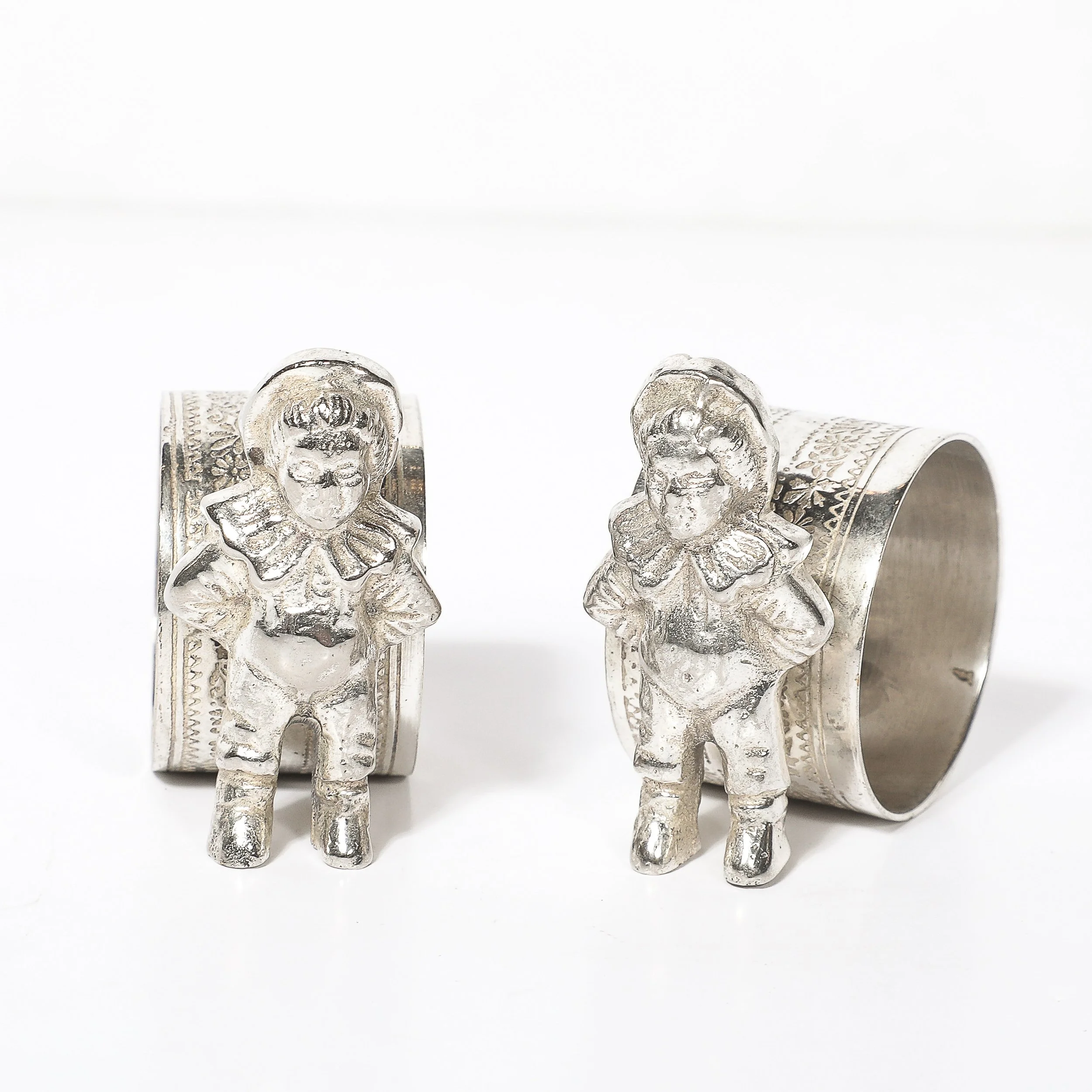 Pair of Victorian Silver-Plated 'Eton Boy' Napkin Holders offered by High Style Deco — image 4